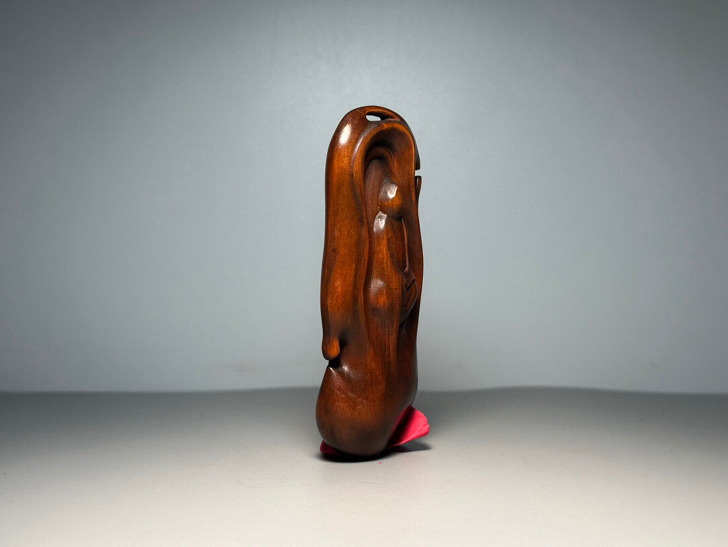 Chinese antique boxwood carving of the formless Guanyin