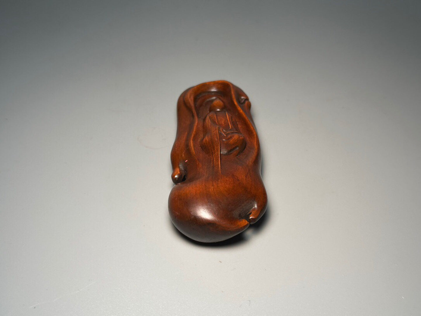 Chinese antique boxwood carving of the formless Guanyin