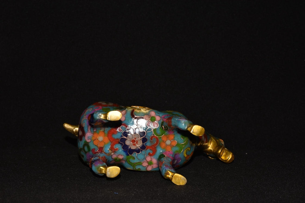 Pure copper cloisonn é Tang horse ornaments
