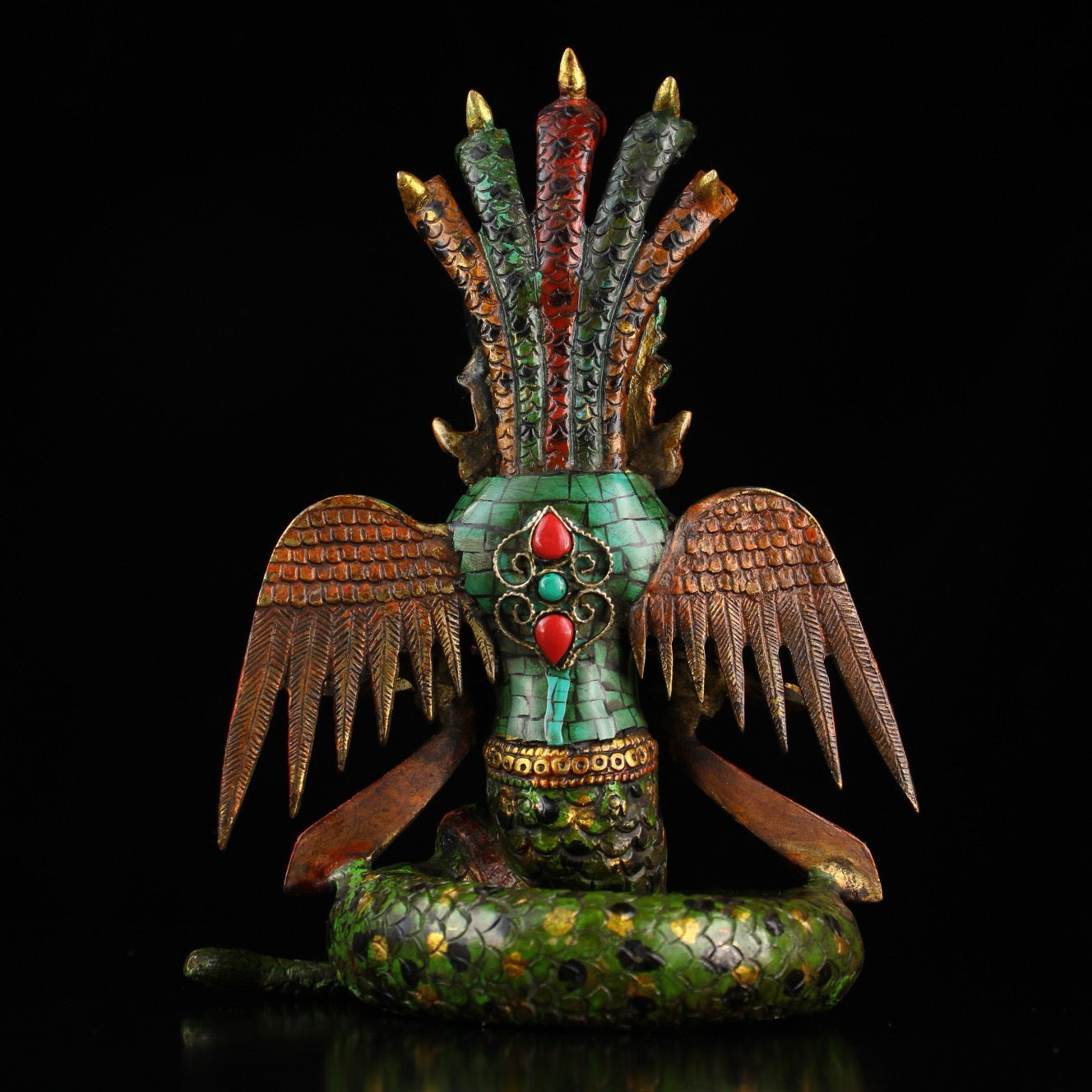 Chinese antique pure copper Bodhisattva statue