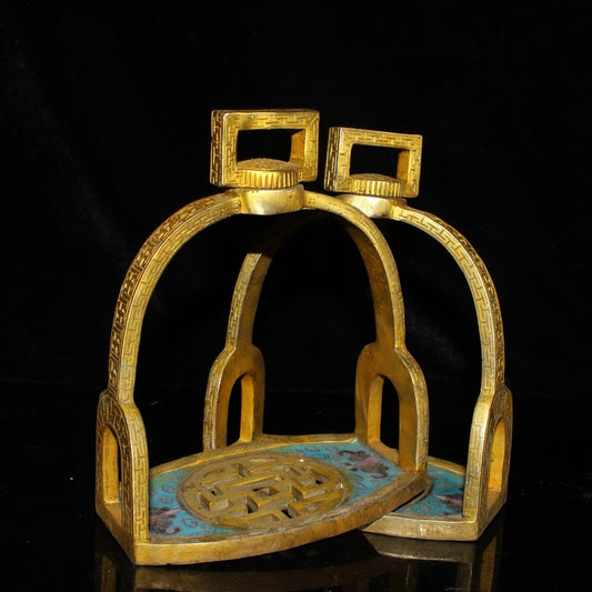 Pure copper cloisonn é riding accessories