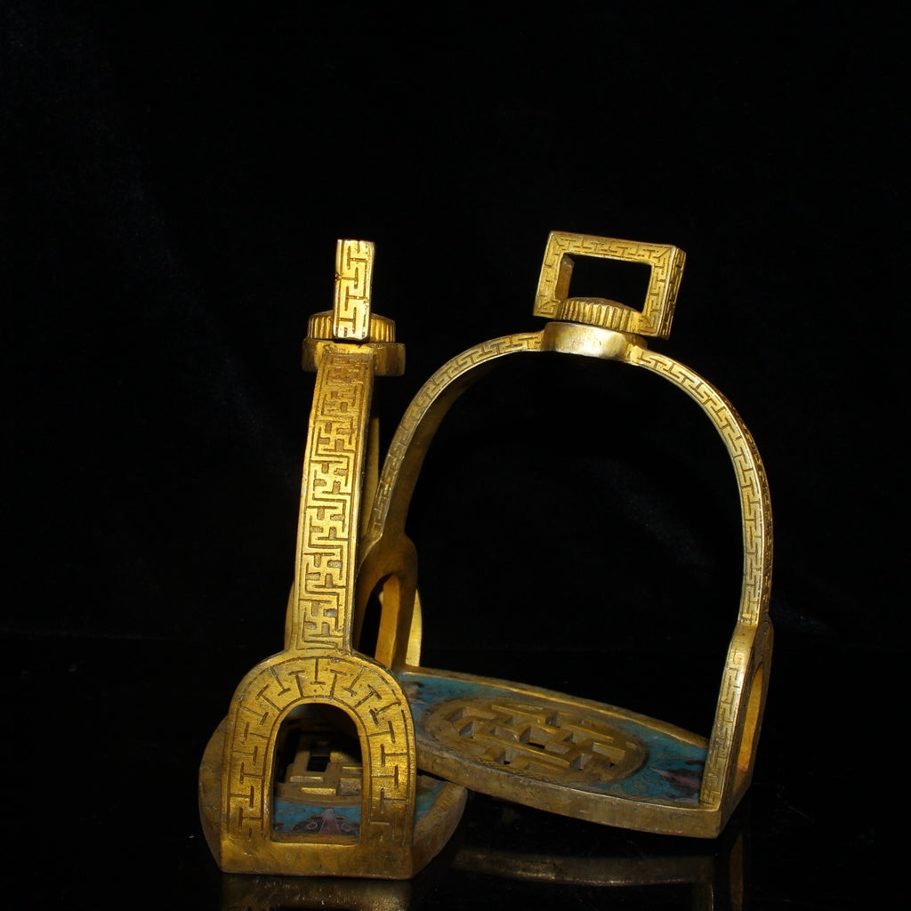 Pure copper cloisonn é riding accessories
