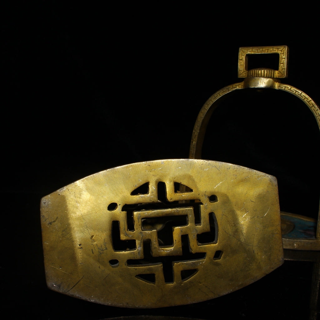 Pure copper cloisonn é riding accessories