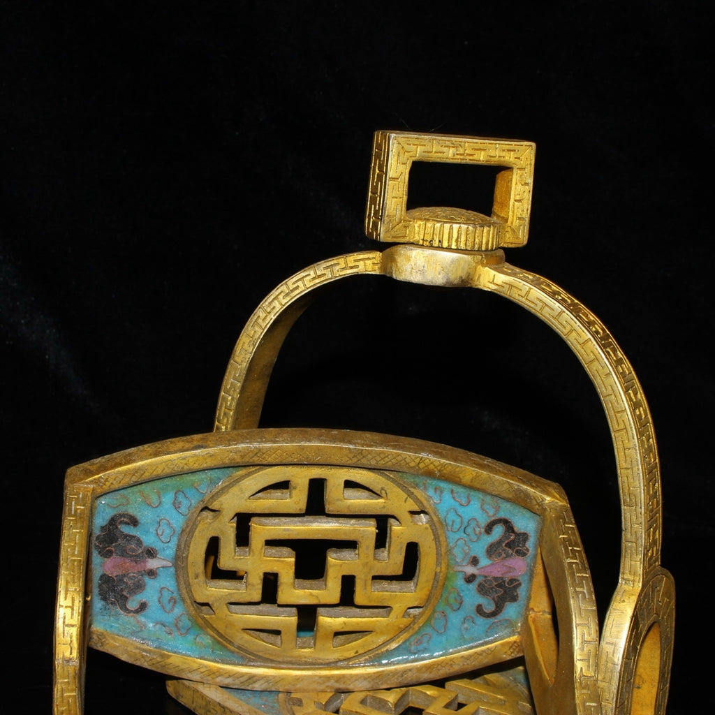 Pure copper cloisonn é riding accessories