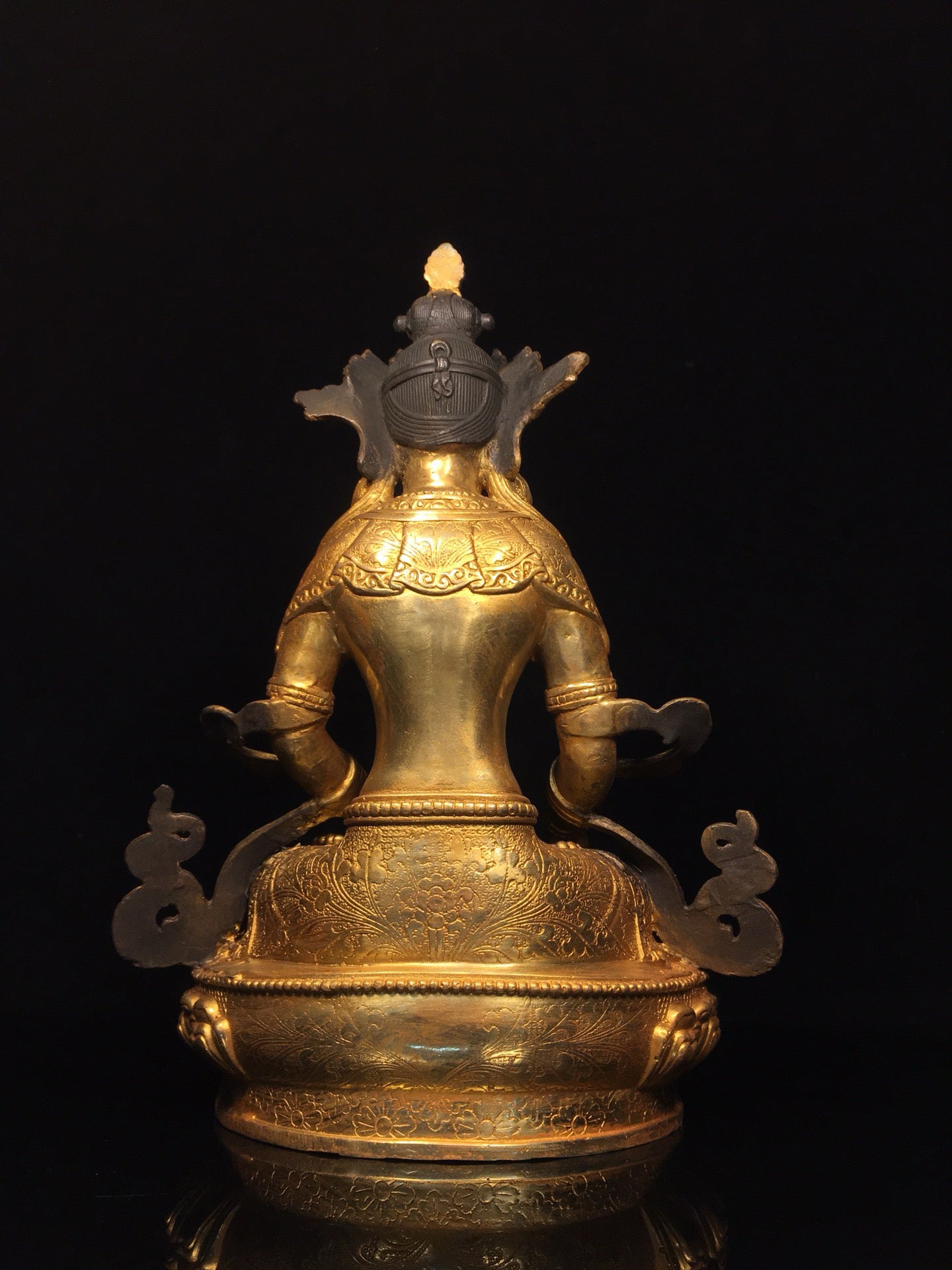 Chinese antique pure copper statue of Tara Bodhisattva