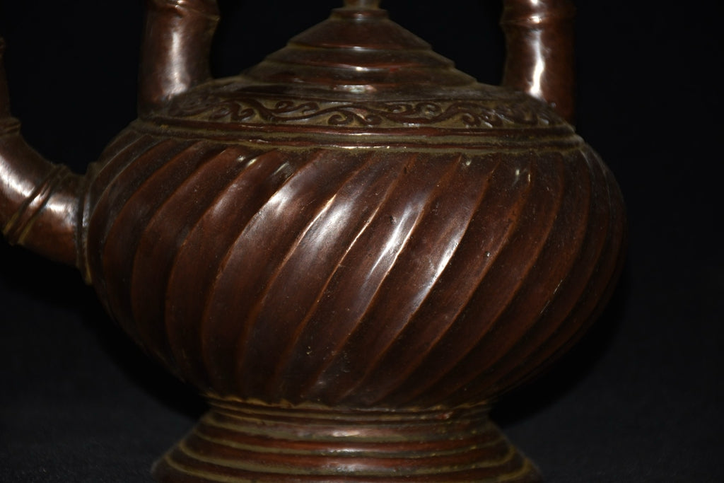 Pure copper imitation purple copper wine pot ornament