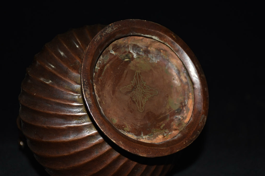 Pure copper imitation purple copper wine pot ornament