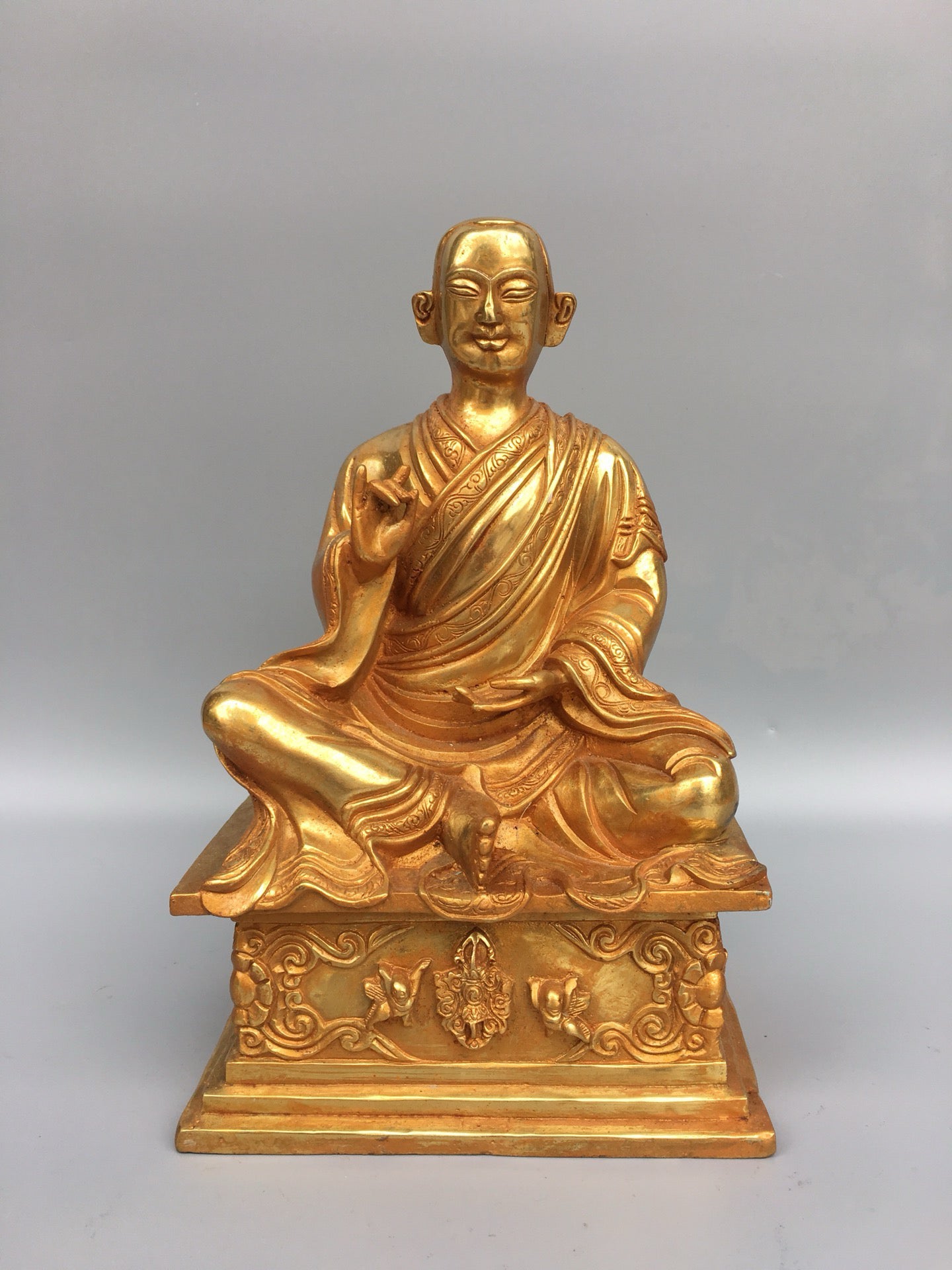 Chinese antique pure copper Buddha statue