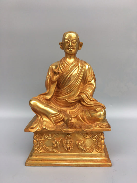 Chinese antique pure copper Buddha statue