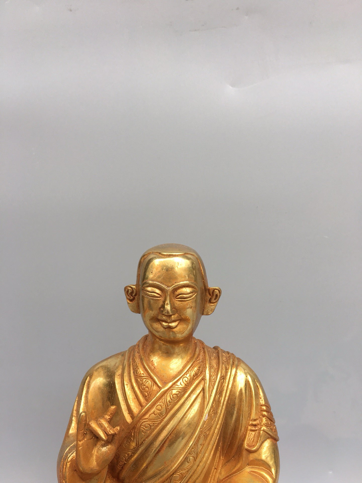 Chinese antique pure copper Buddha statue