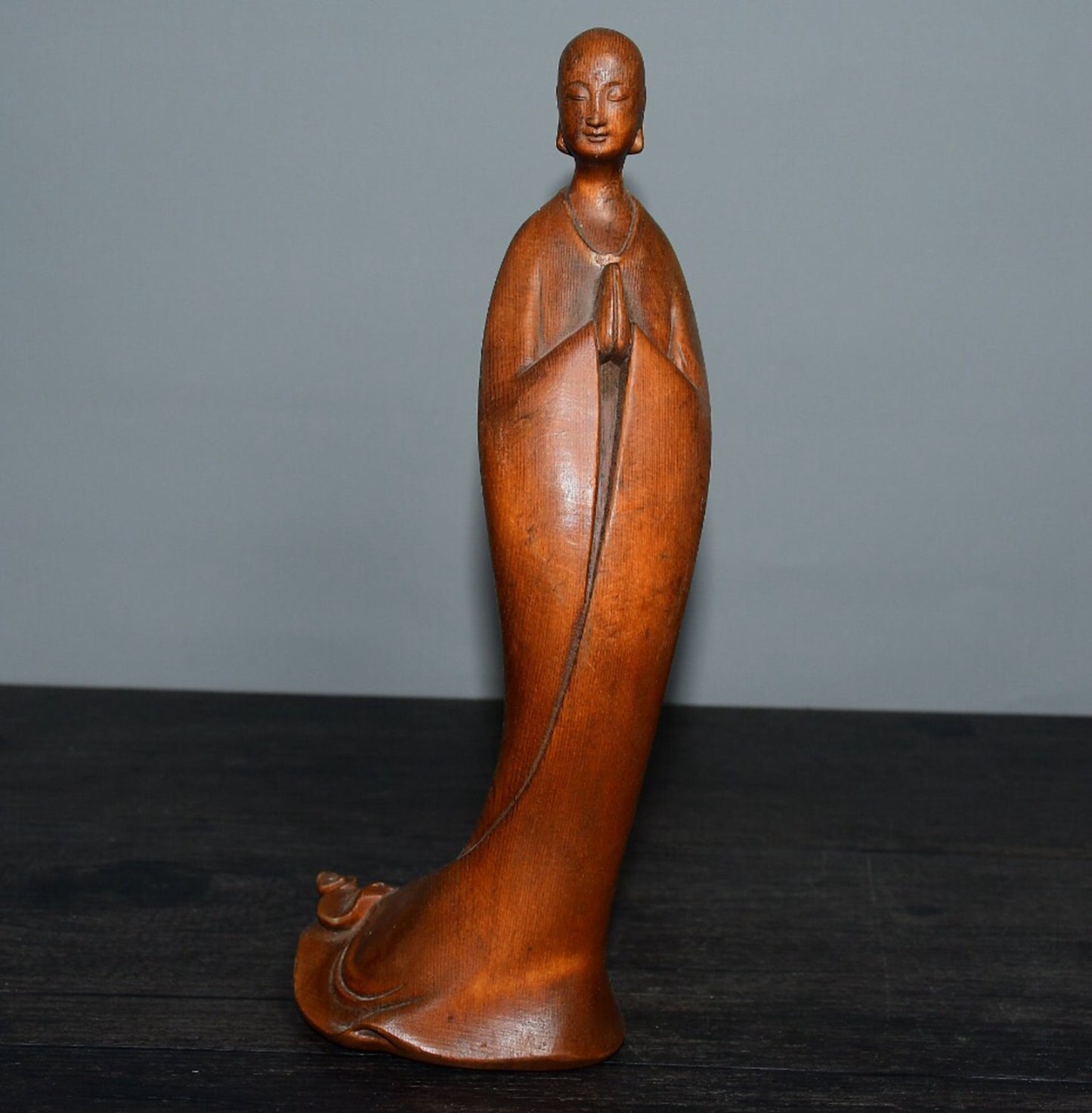 Chinese antique boxwood enlightenment ornaments