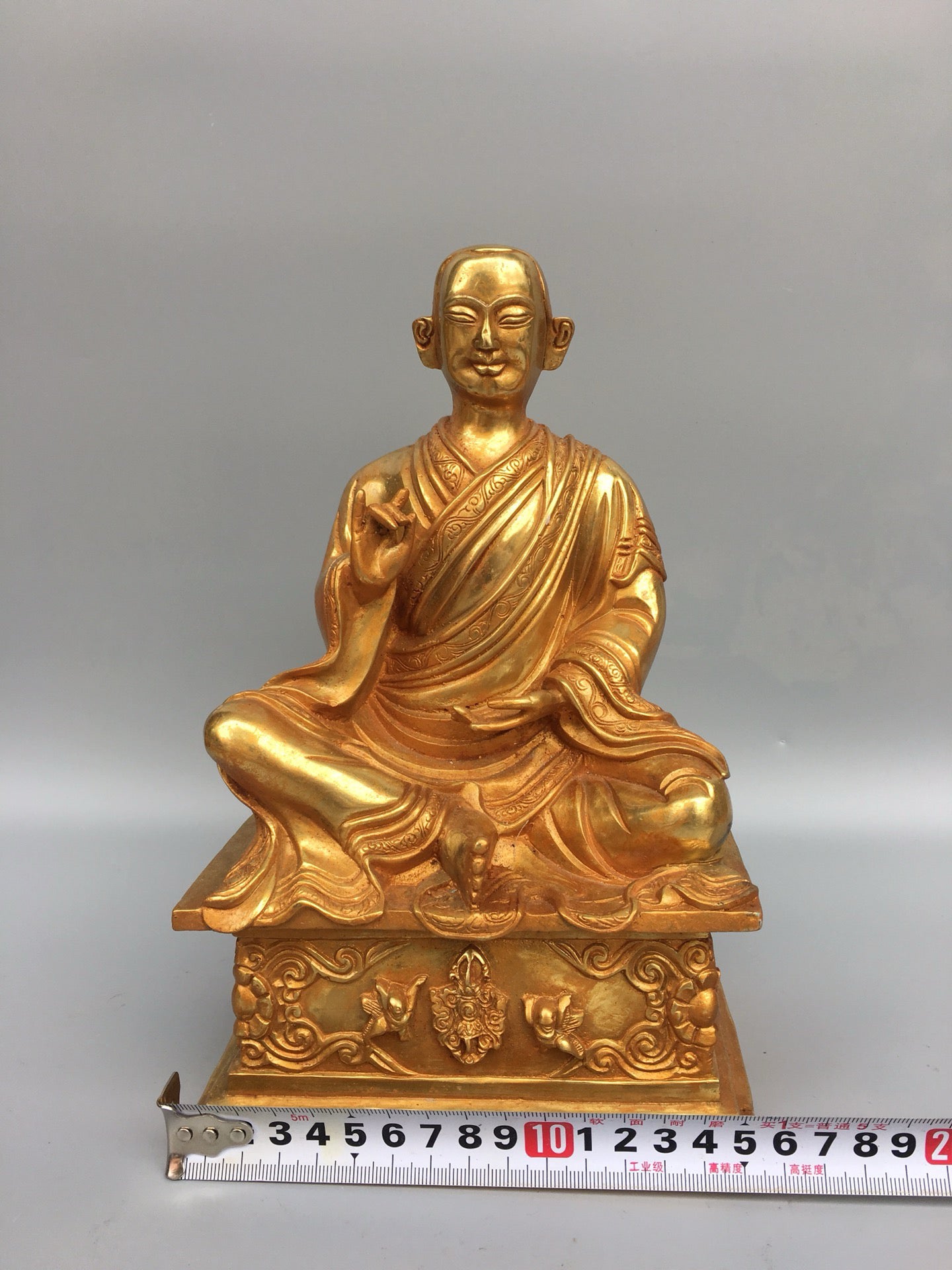 Chinese antique pure copper Buddha statue