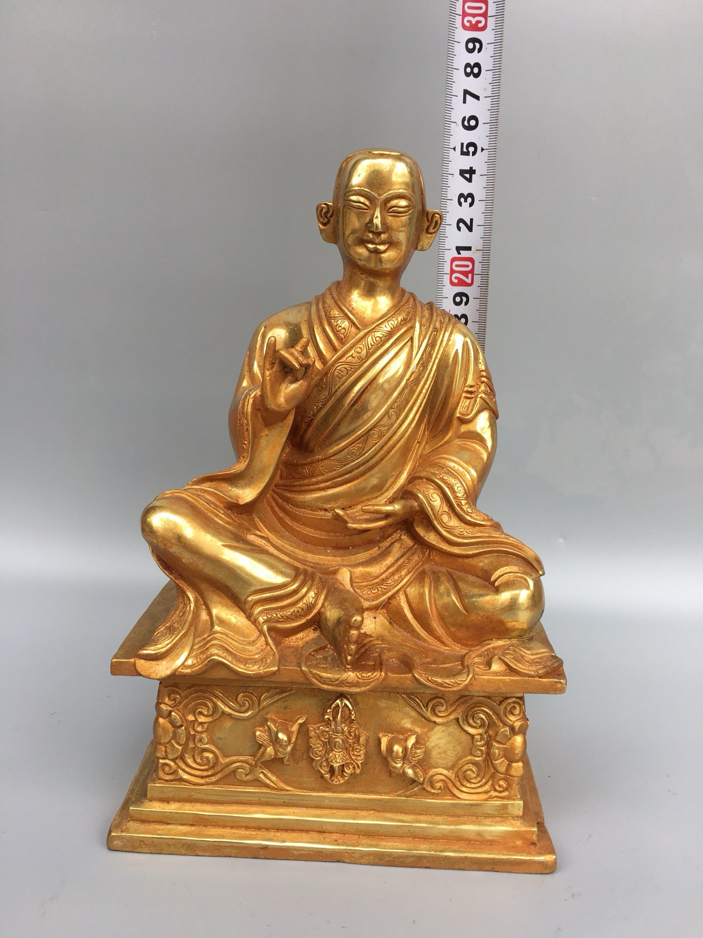 Chinese antique pure copper Buddha statue