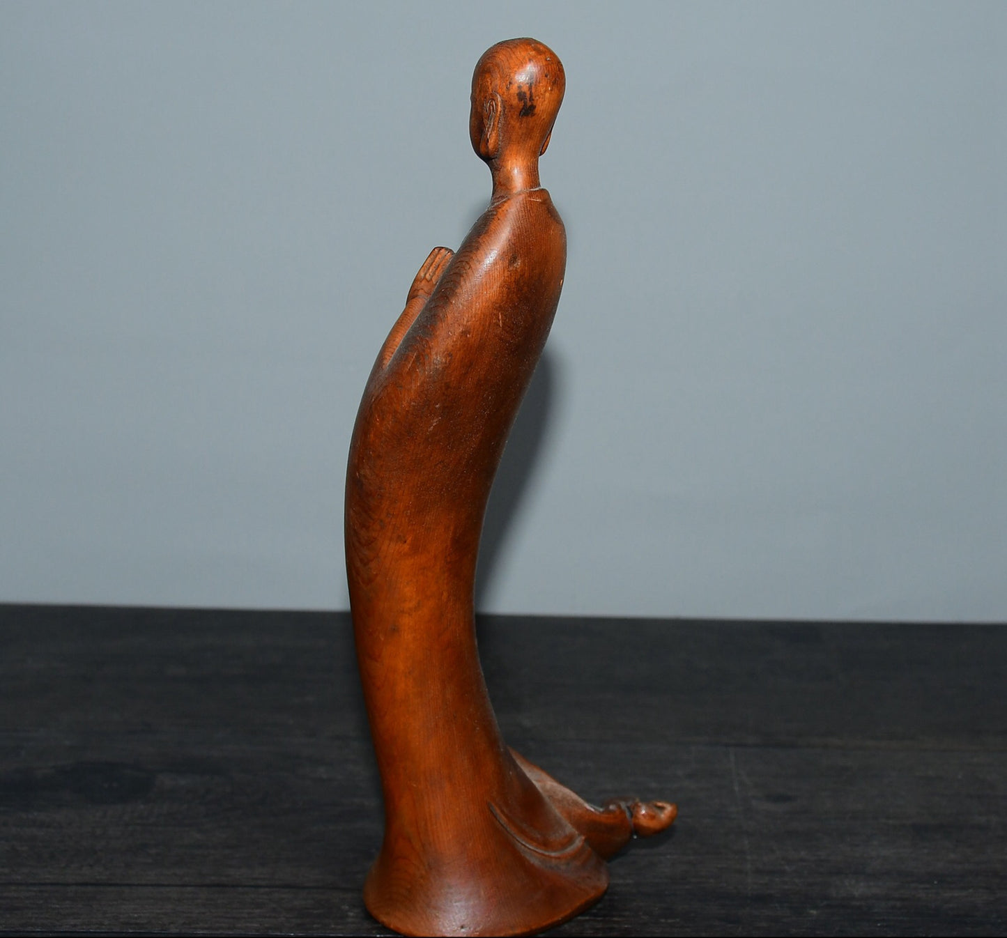 Chinese antique boxwood enlightenment ornaments