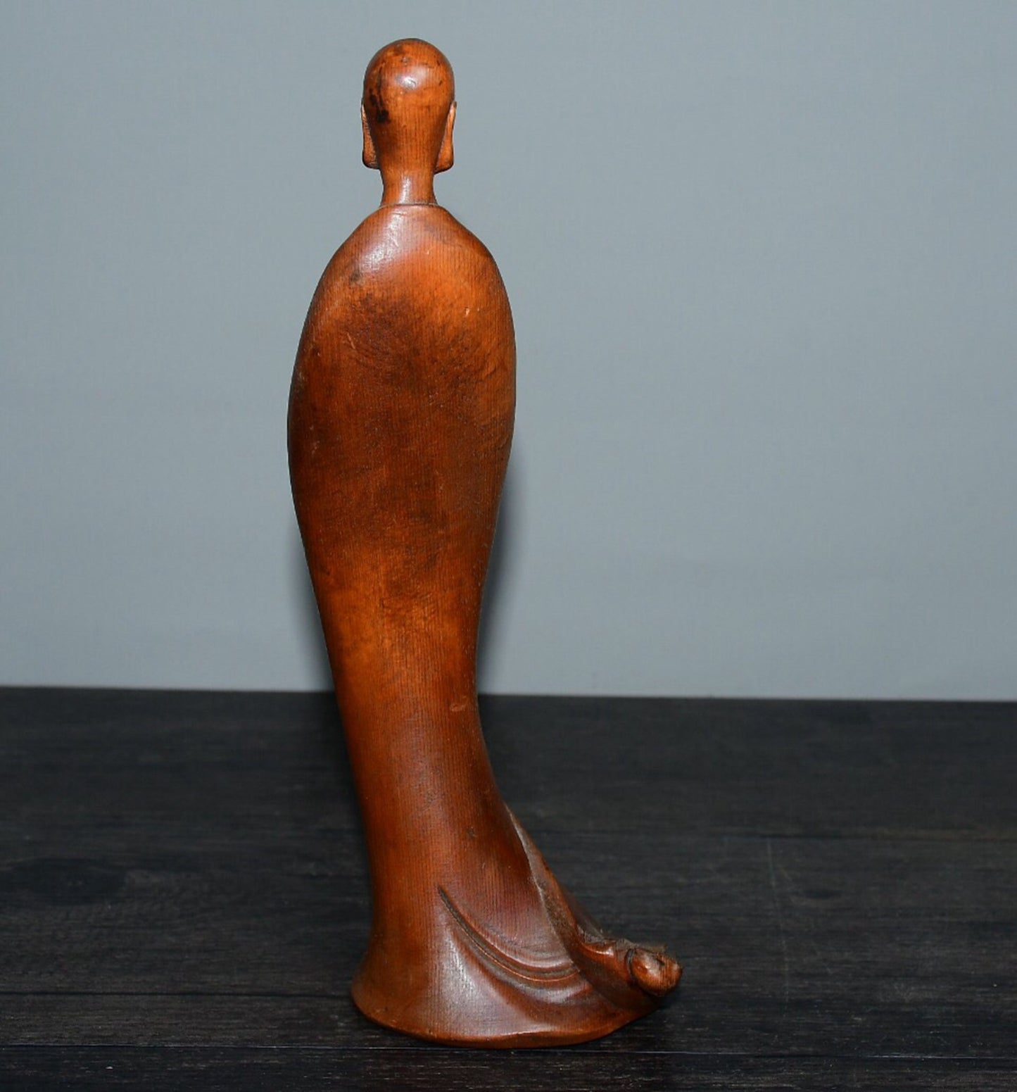 Chinese antique boxwood enlightenment ornaments