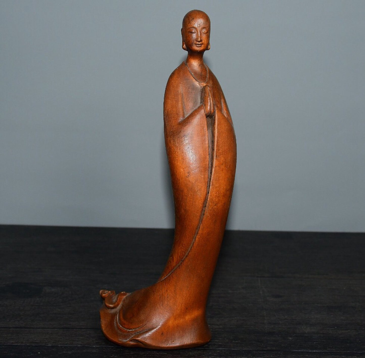 Chinese antique boxwood enlightenment ornaments