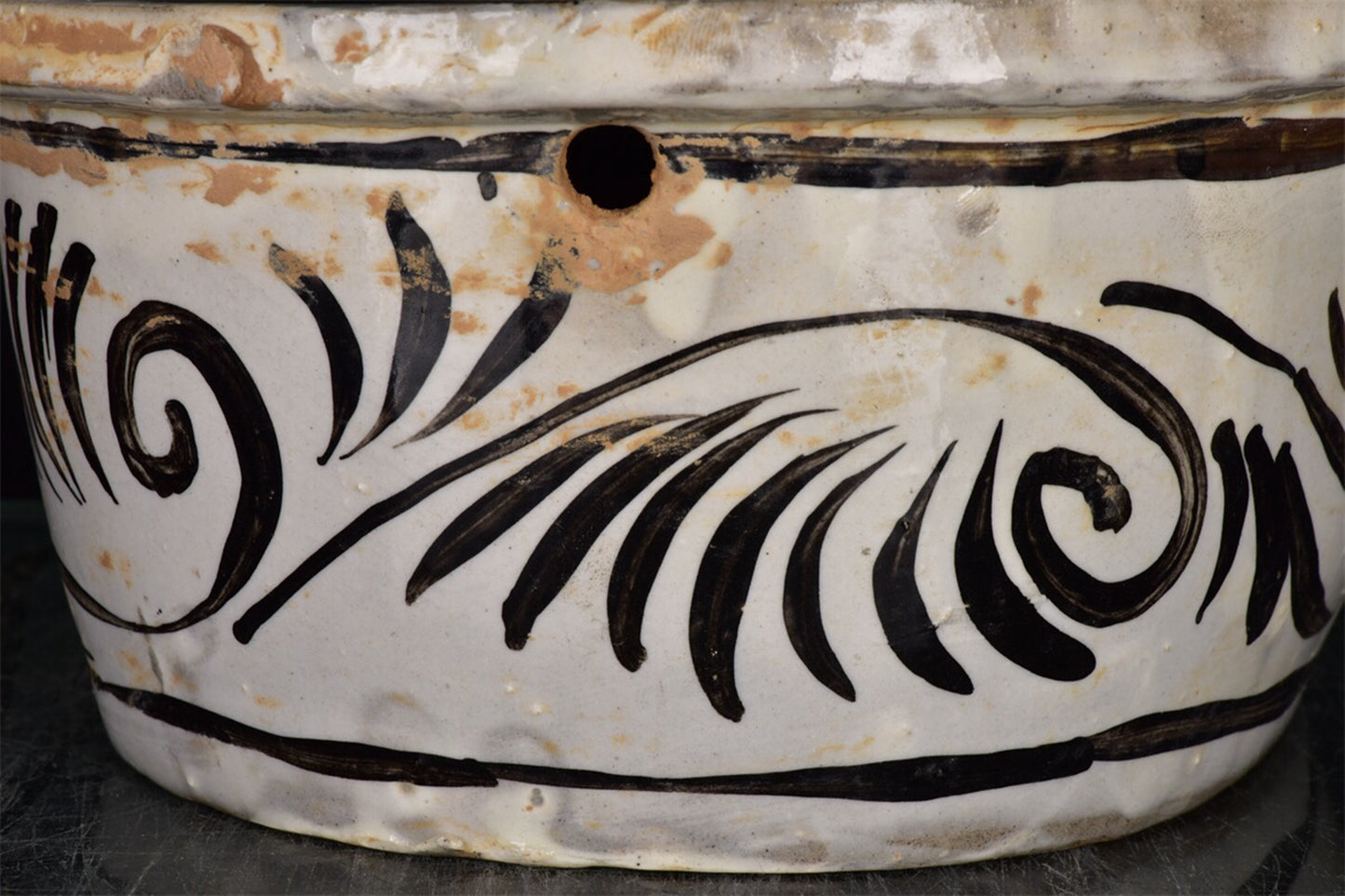 Chinese antique boy patterned porcelain pillow