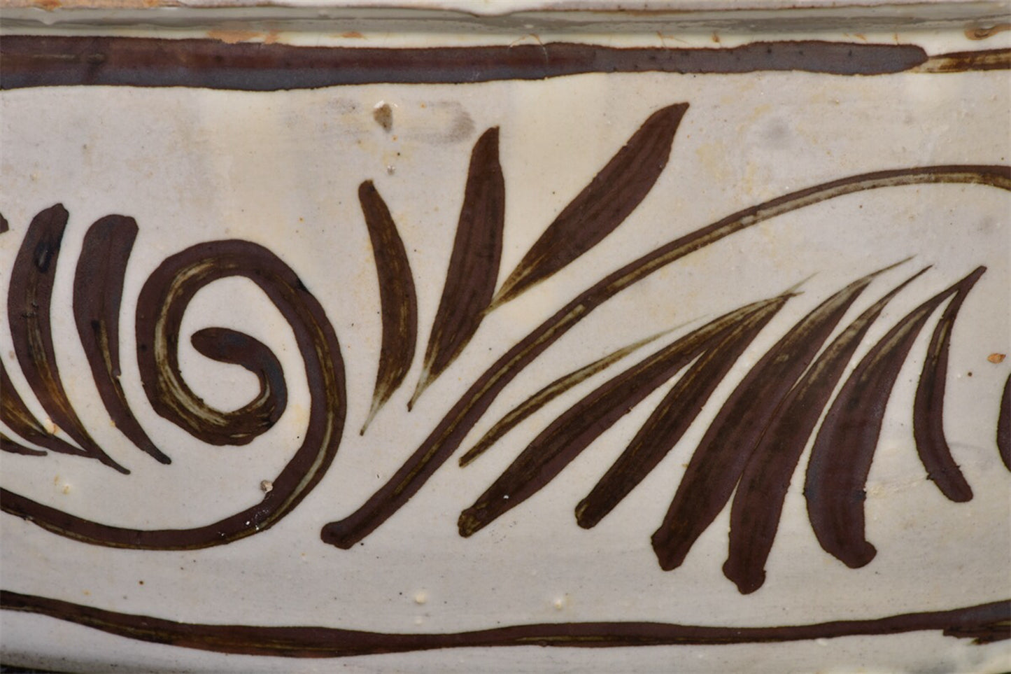 Chinese antique boy patterned porcelain pillow