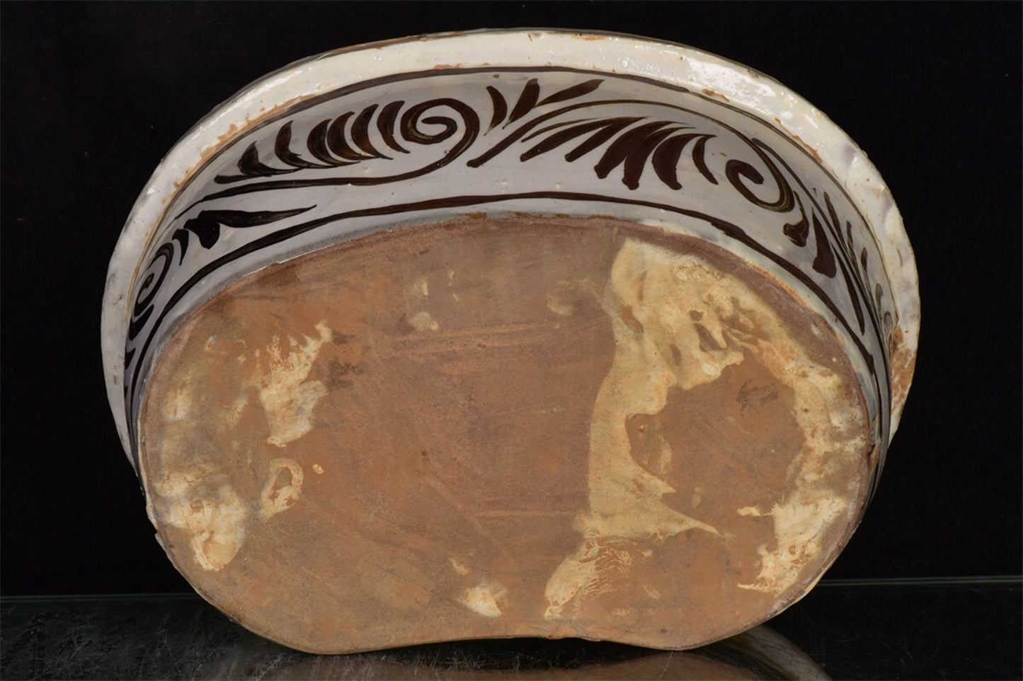 Chinese antique boy patterned porcelain pillow