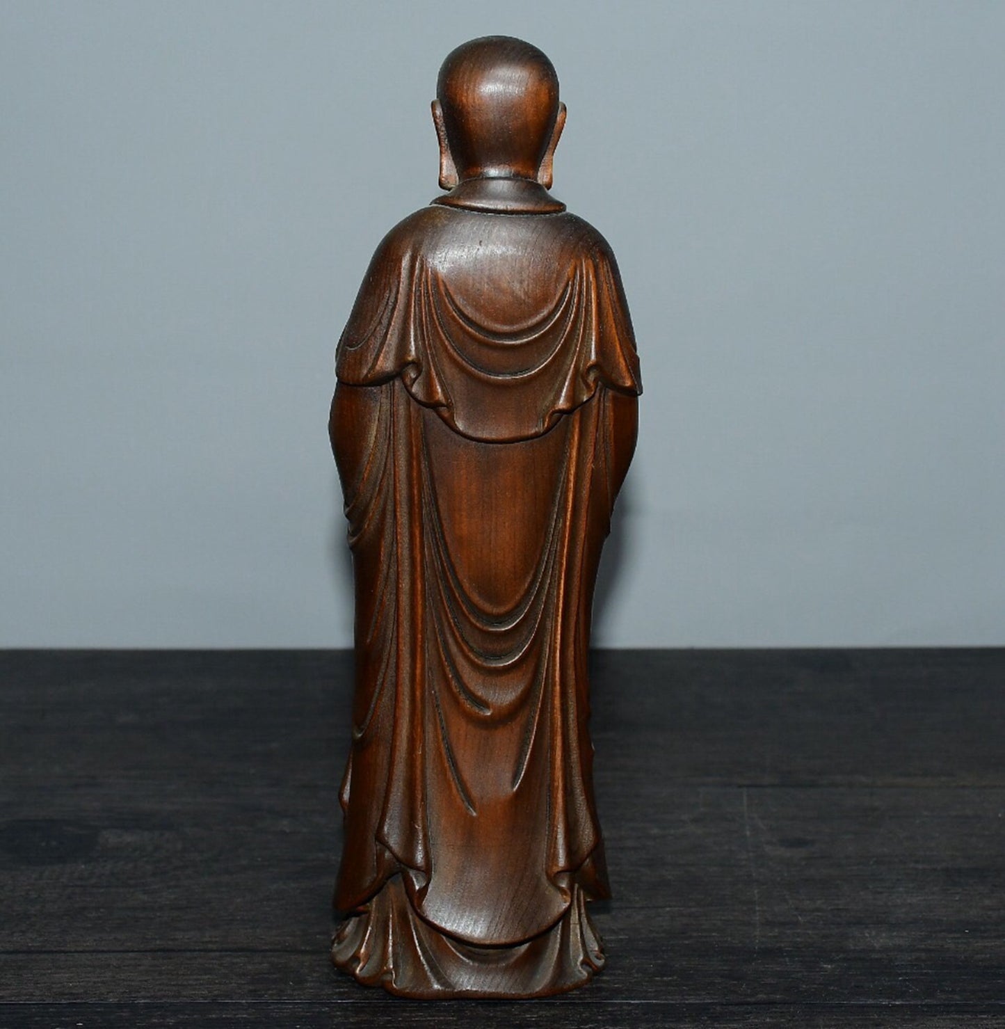 Chinese antique boxwood ground storage Bodhisattva ornaments