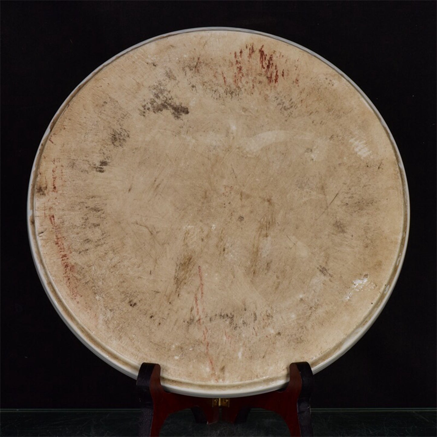 Chinese antique mountain high water long patterned tea tray