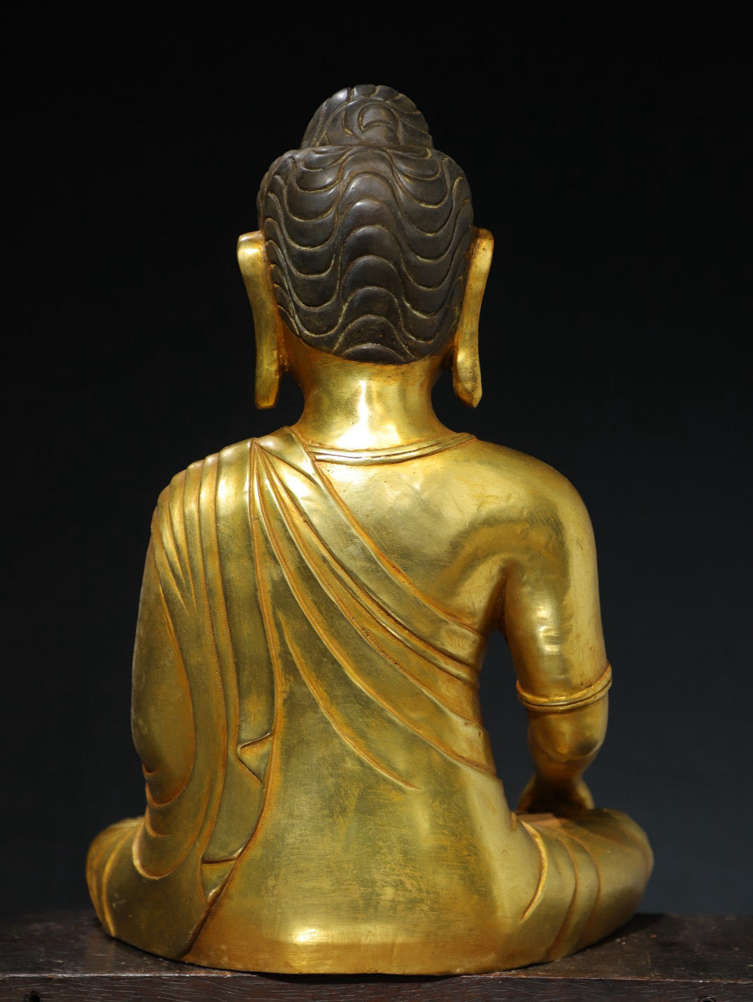 Chinese antique pure copper statue of Emperor Zhenwu