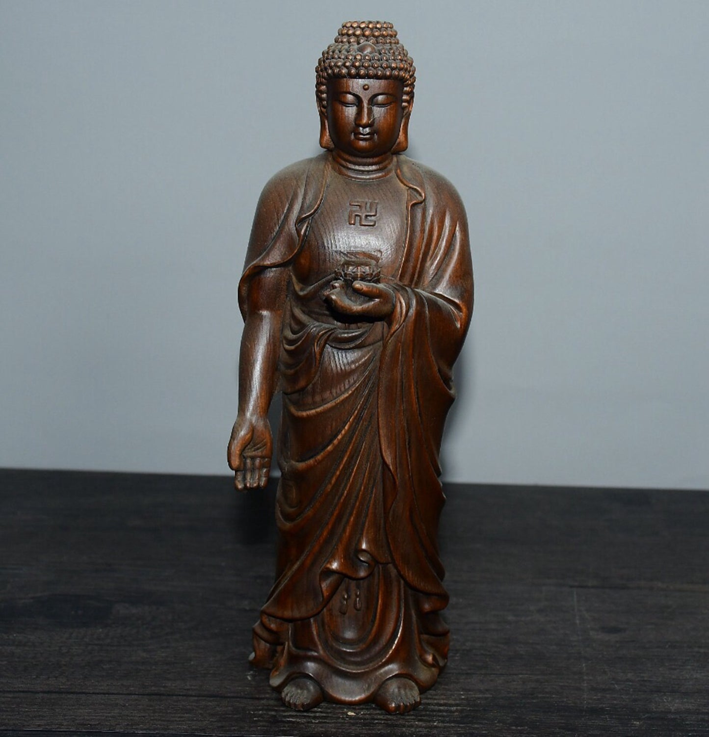 Chinese antique boxwood Buddha ornaments
