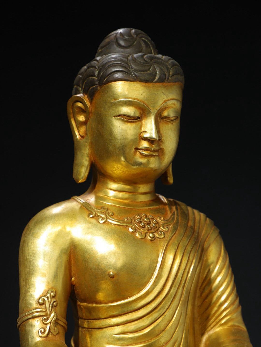 Chinese antique pure copper statue of Emperor Zhenwu