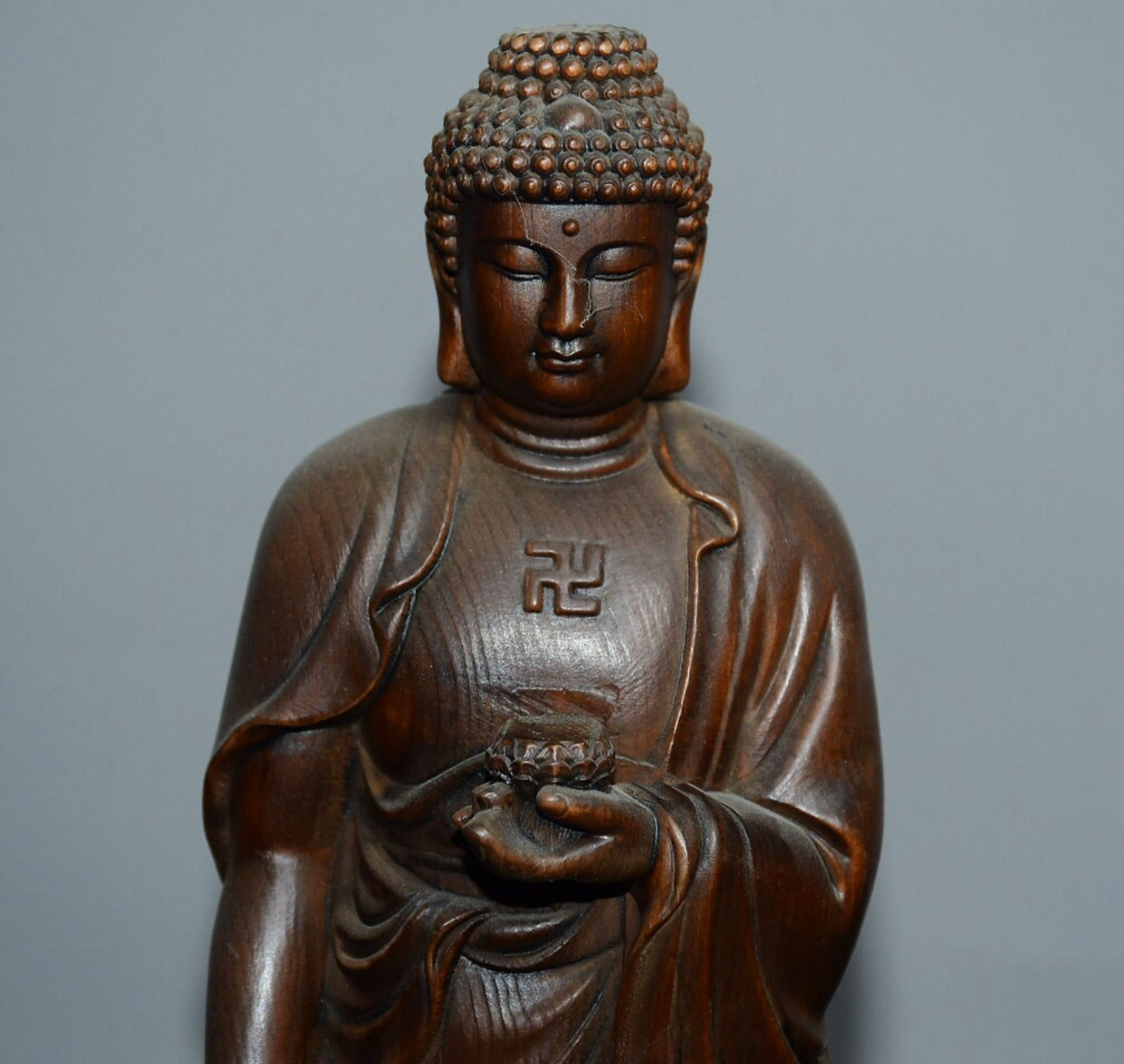 Chinese antique boxwood Buddha ornaments