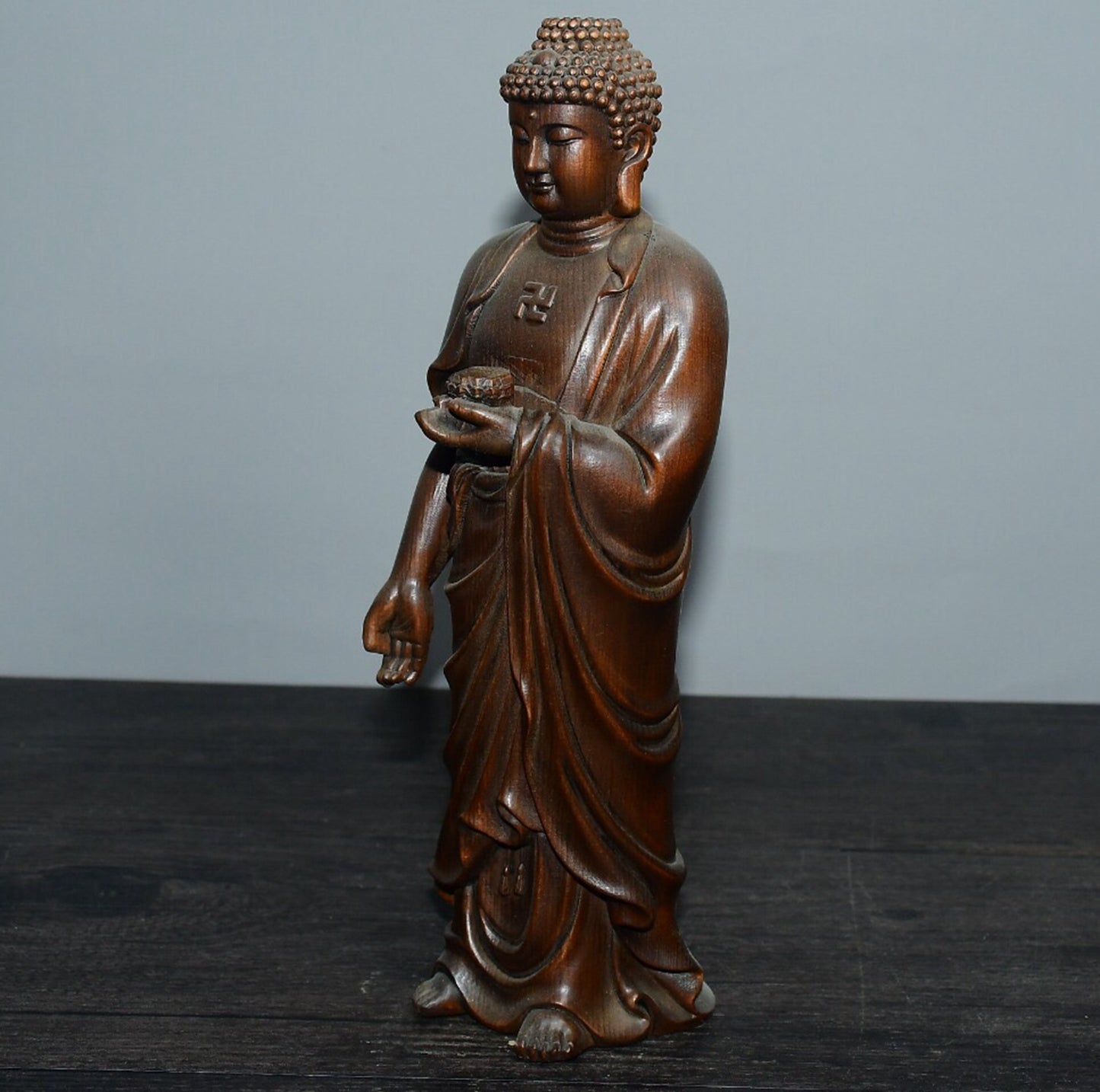 Chinese antique boxwood Buddha ornaments