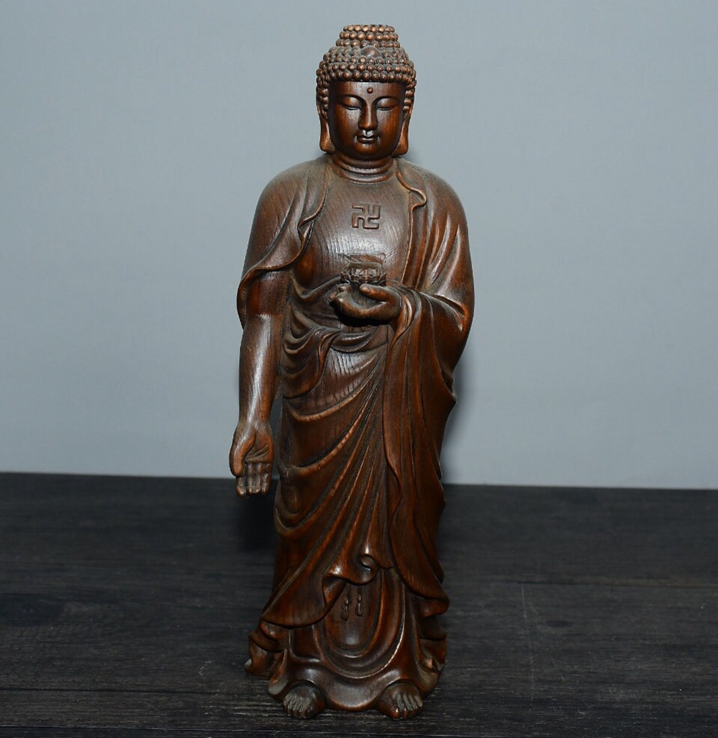 Chinese antique boxwood Buddha ornaments