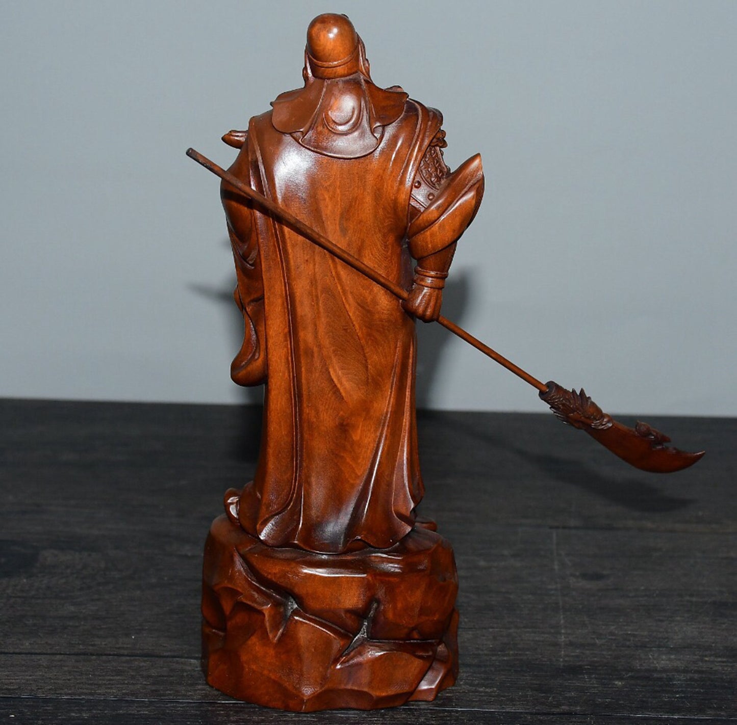 Chinese antique boxwood Guan Gong ornaments