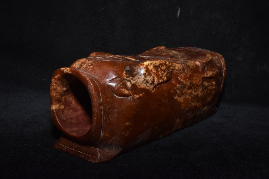 Chinese antique jade pillow