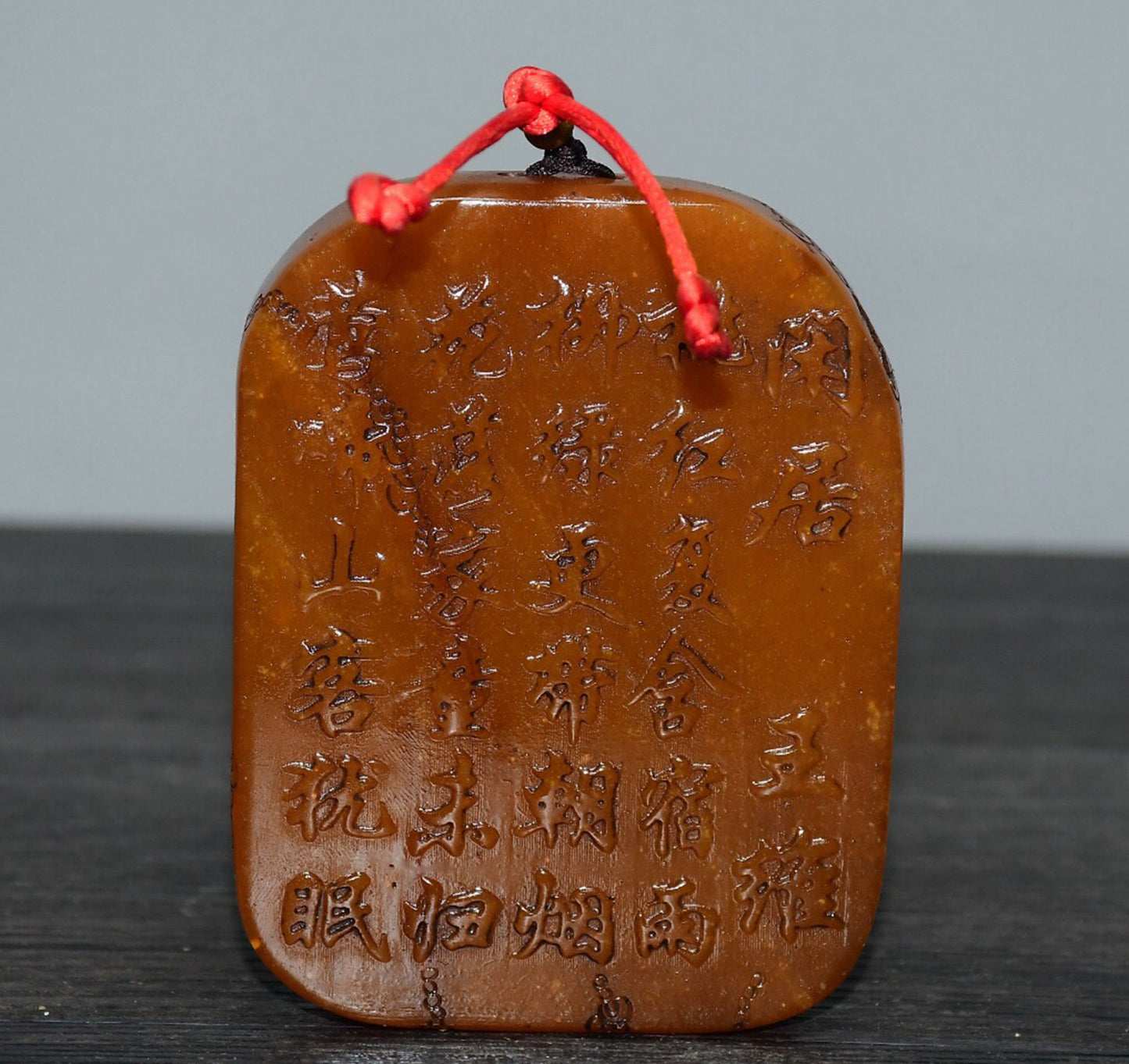 Chinese antique Tian Huang Shou Shan Shilong brand ornaments