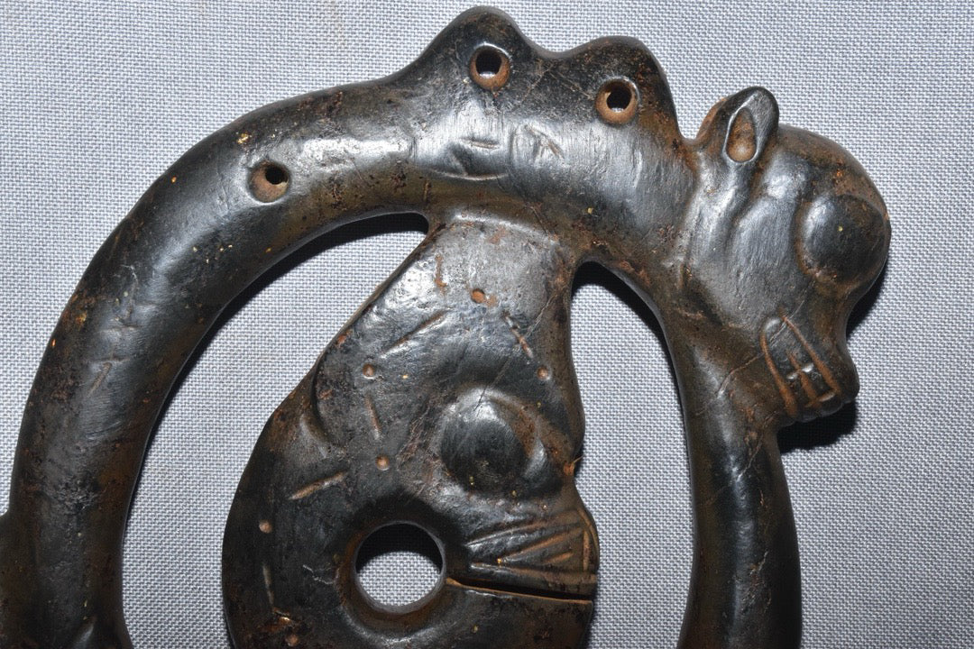 Chinese Antique Meteorite Dragon
