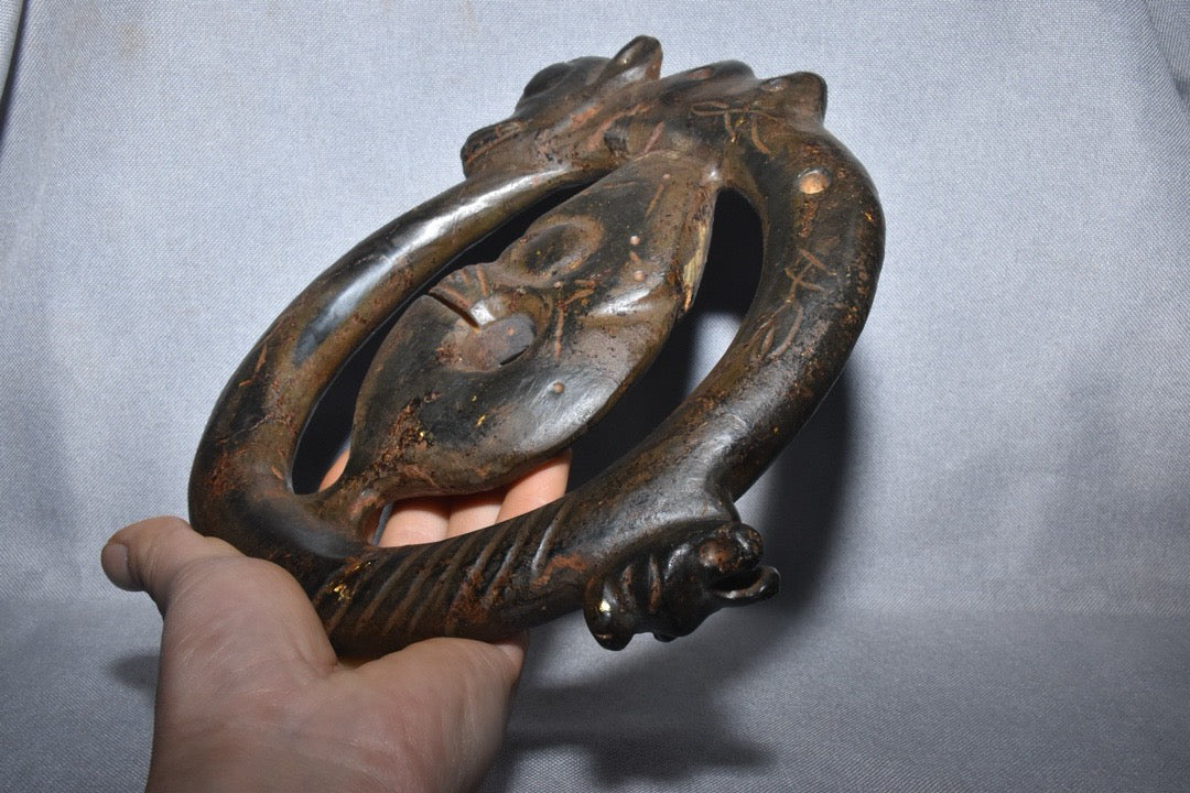 Chinese Antique Meteorite Dragon