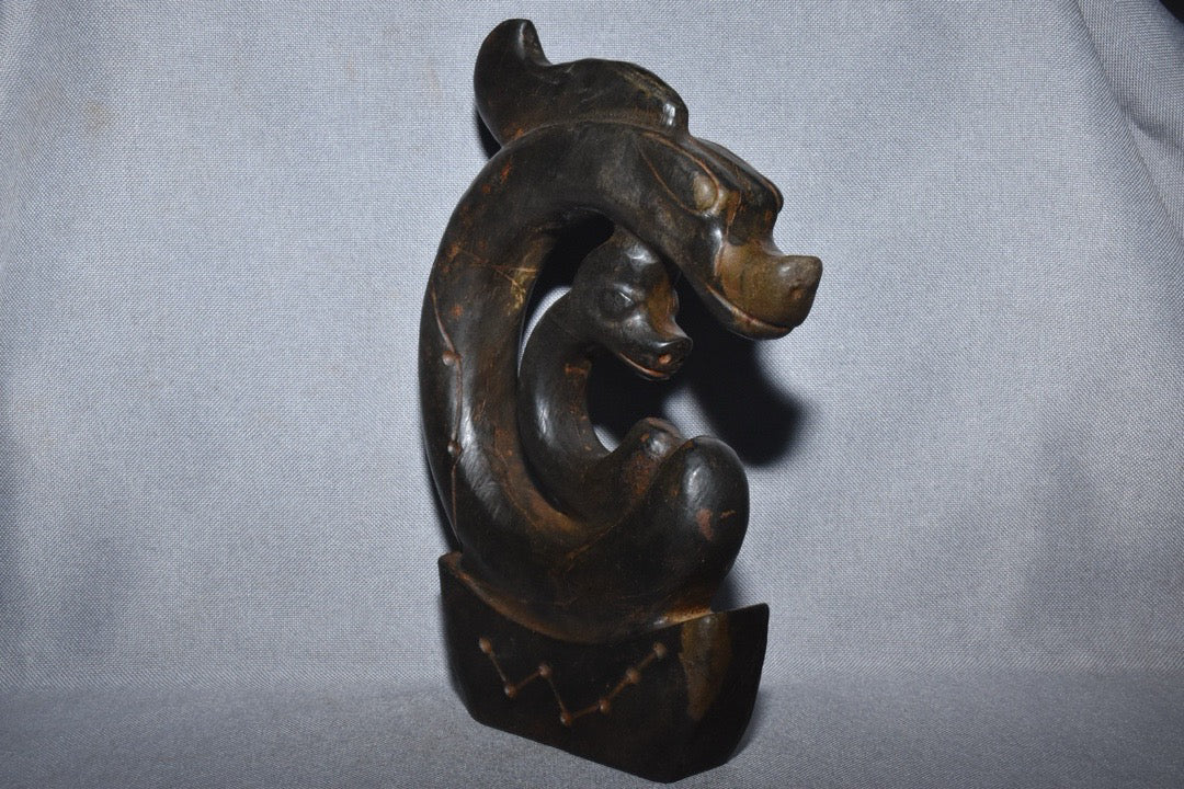 Chinese Antique Meteorite Dragon