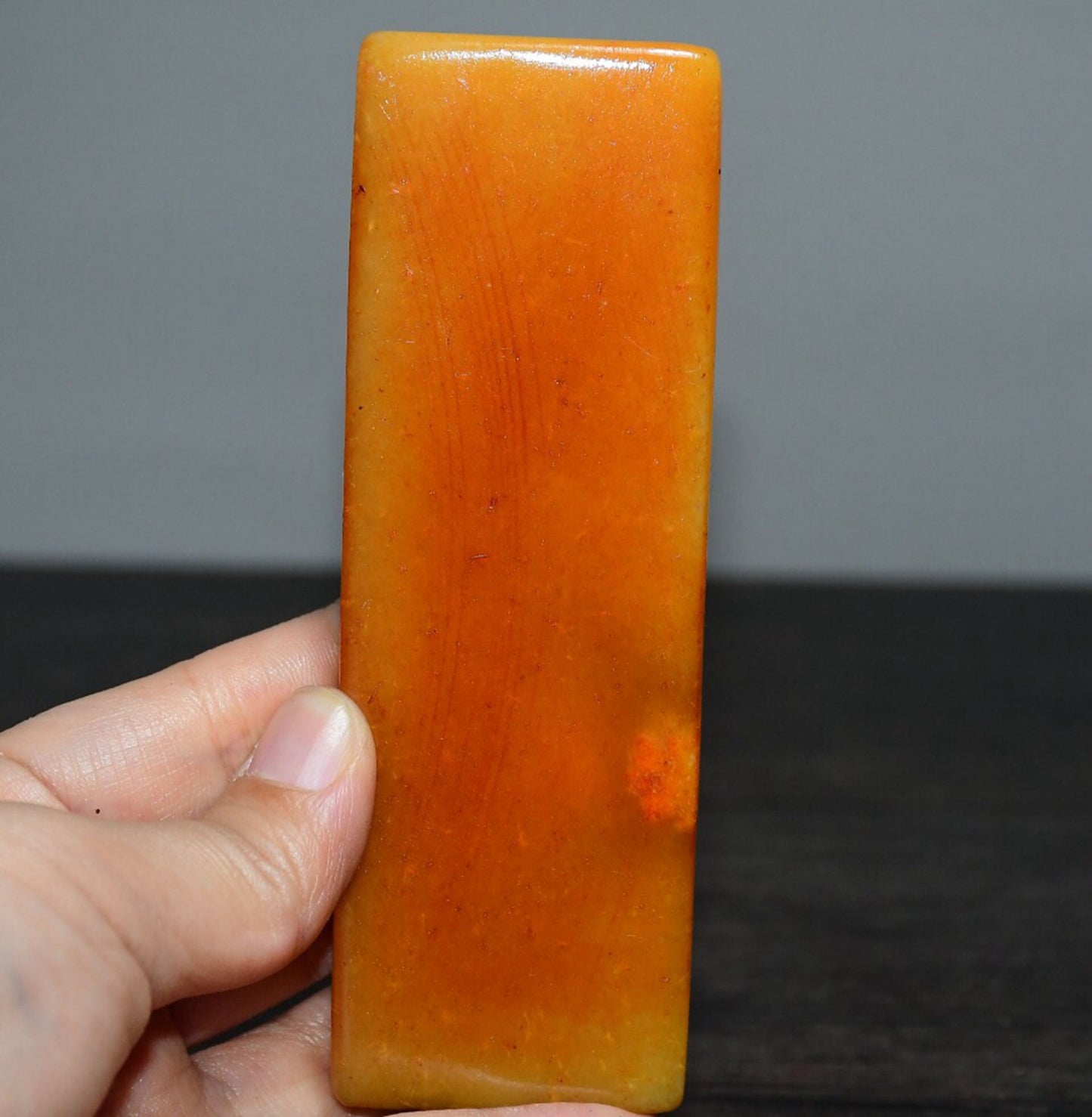 Chinese Antique Tian Huang Shoushan Shi Jingsi Zhenzhi Seal Decoration