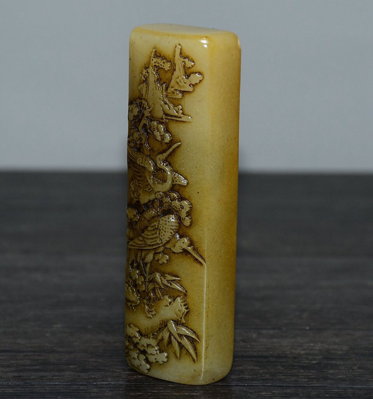 Chinese Antique Tian Huang Shou Shan Shi Xian He Zhen Paper Decoration