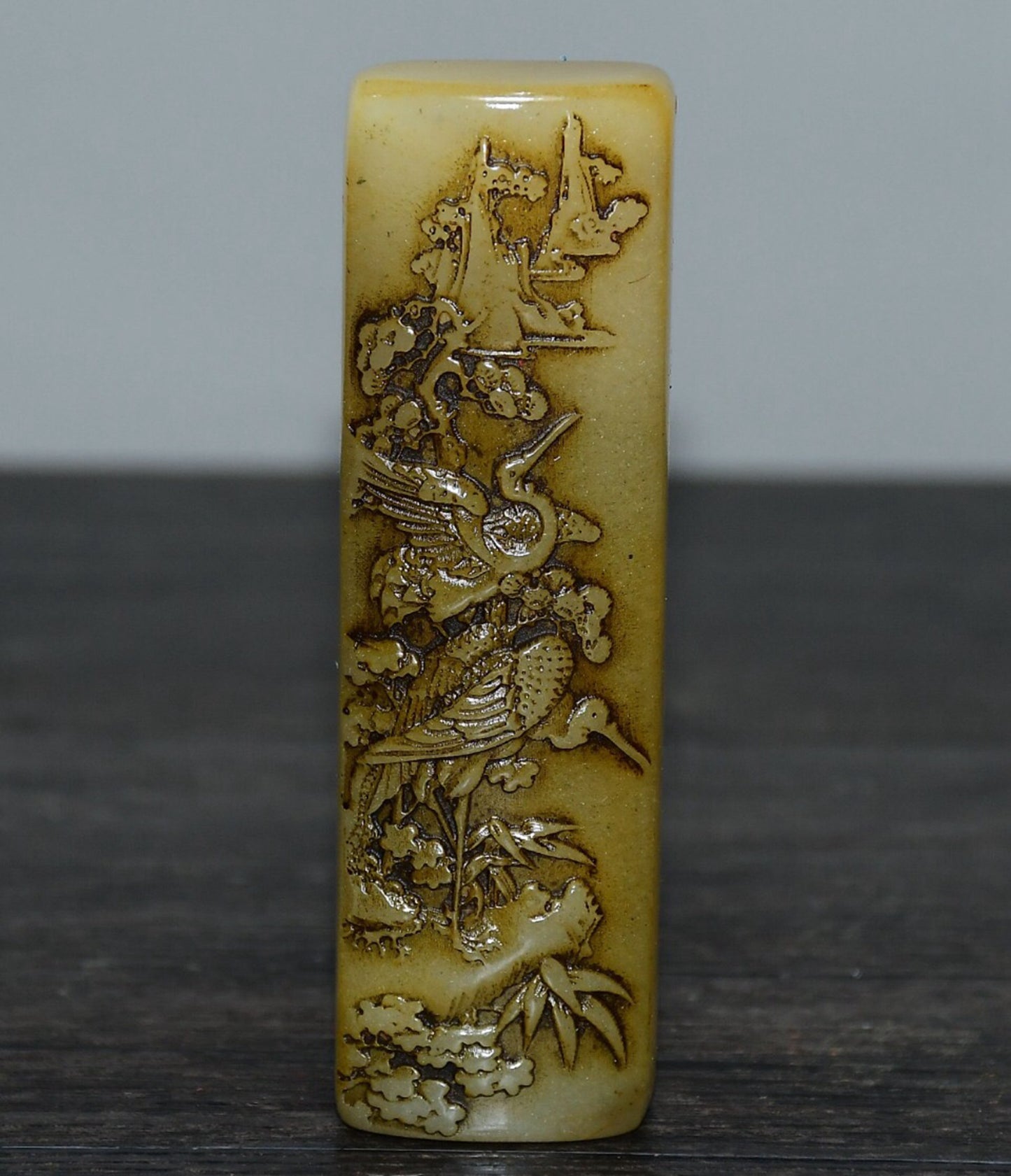 Chinese Antique Tian Huang Shou Shan Shi Xian He Zhen Paper Decoration