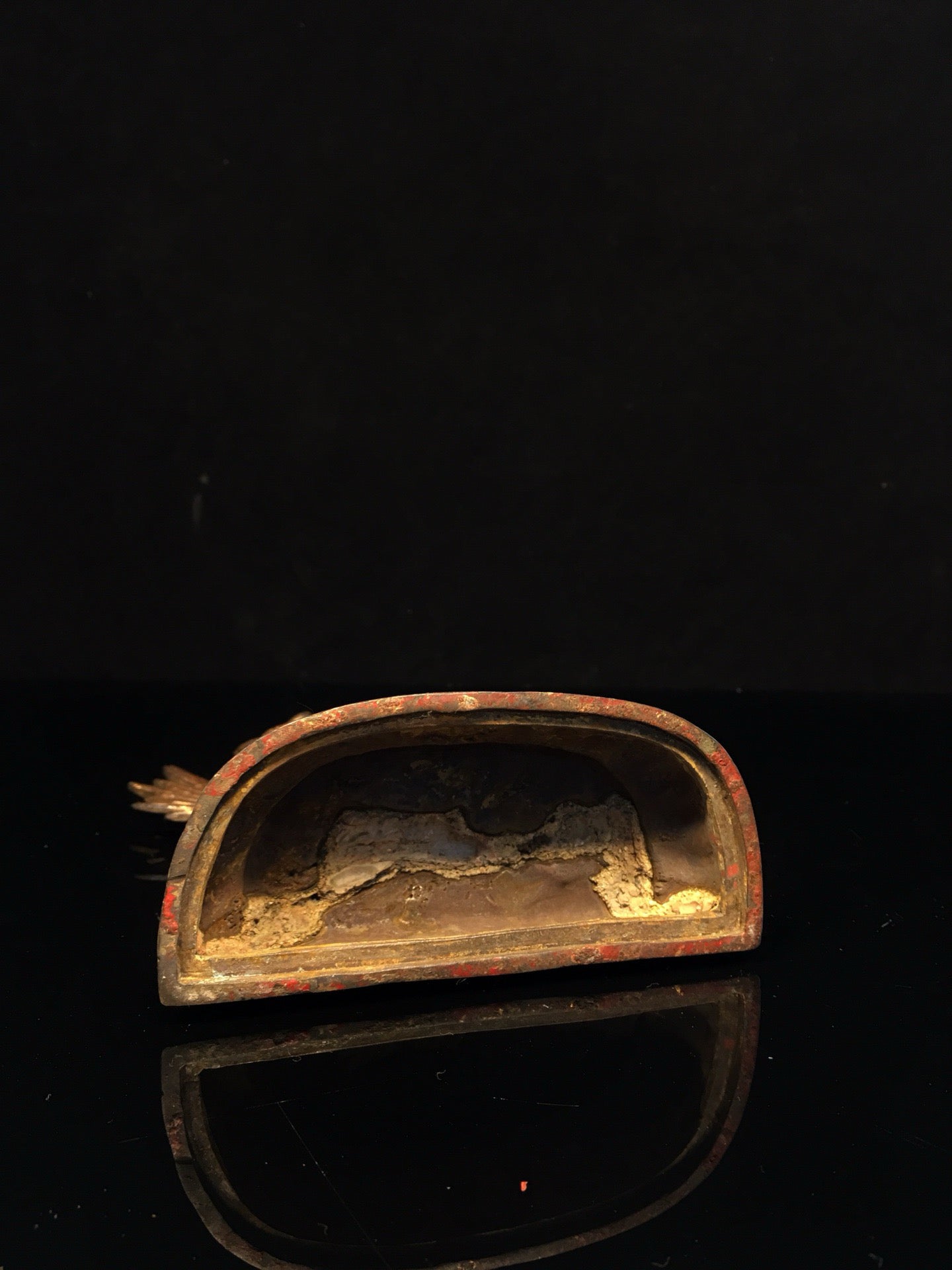 Chinese Antique Pure Copper Jialou Luo Dapeng Bird