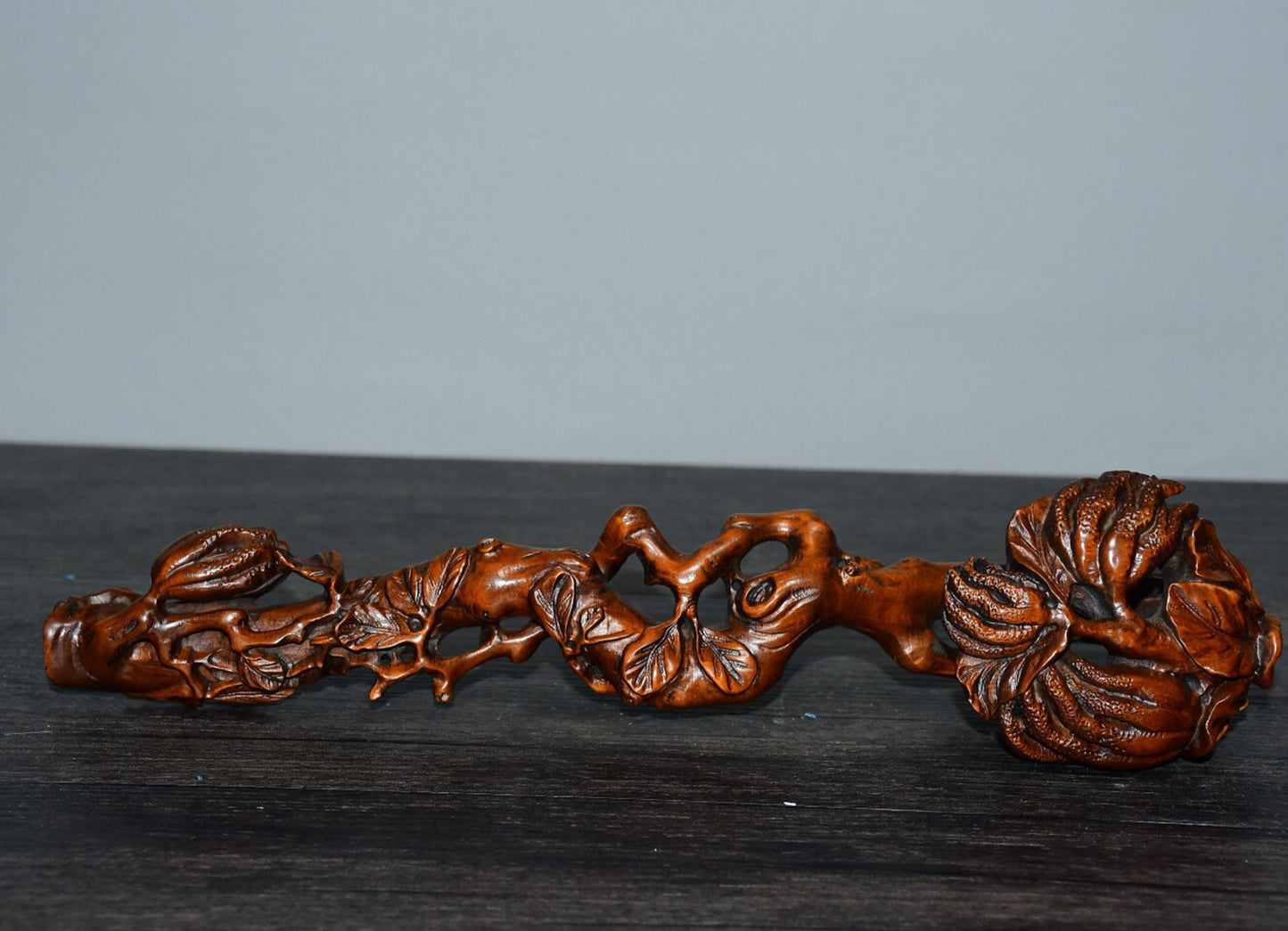 Chinese antique boxwood Buddha's hand ornament