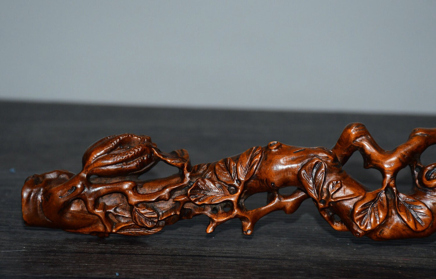 Chinese antique boxwood Buddha's hand ornament