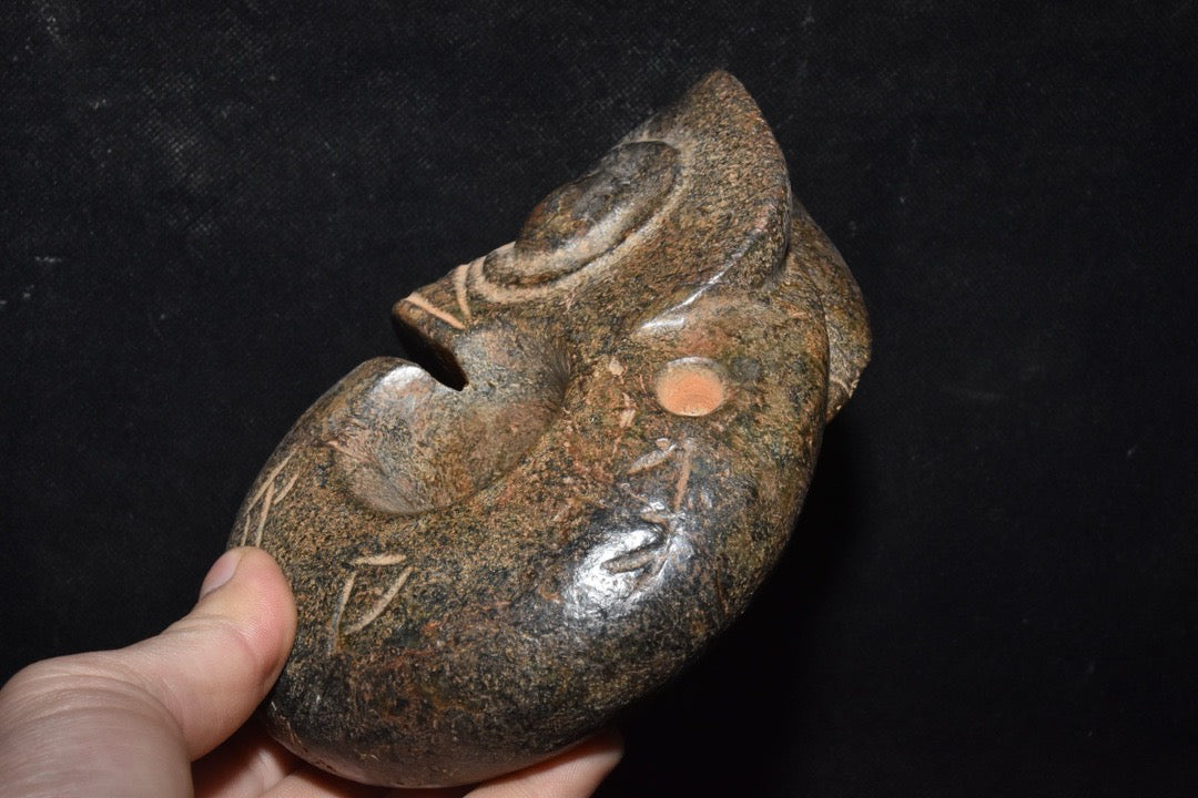 Chinese Antique Old Jade Pig Dragon