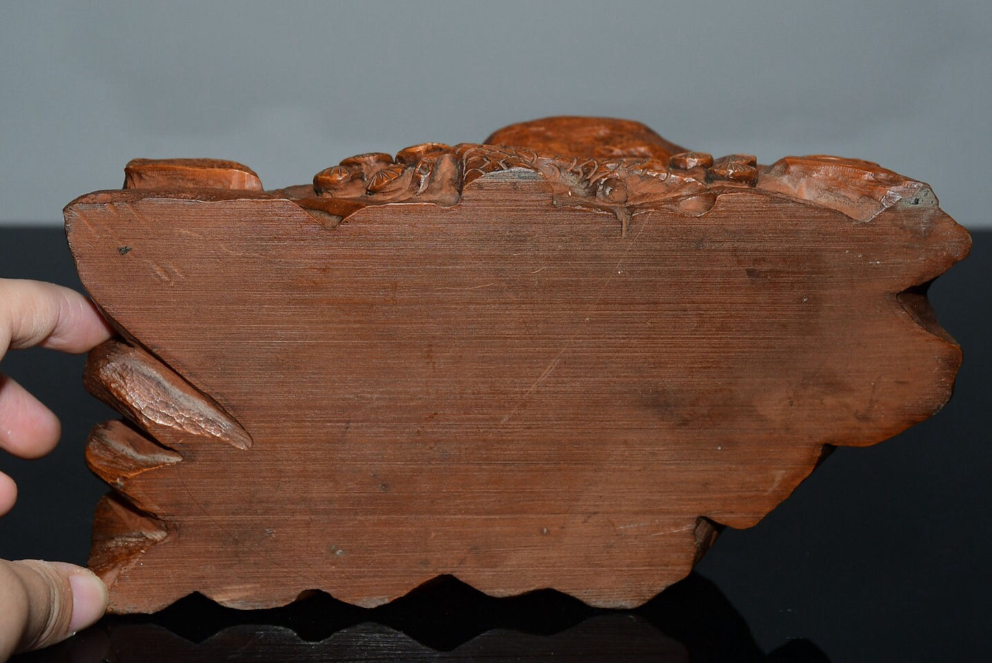 Chinese antique boxwood tea sage ornaments