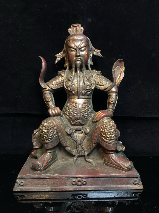 Chinese antique pure copper Guan Gong