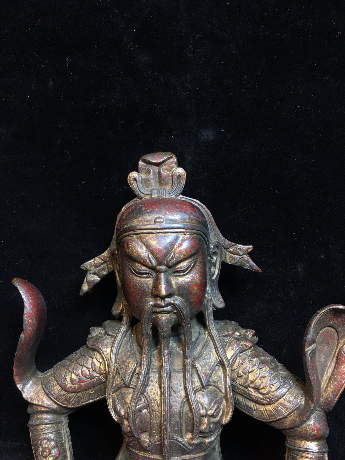 Chinese antique pure copper Guan Gong
