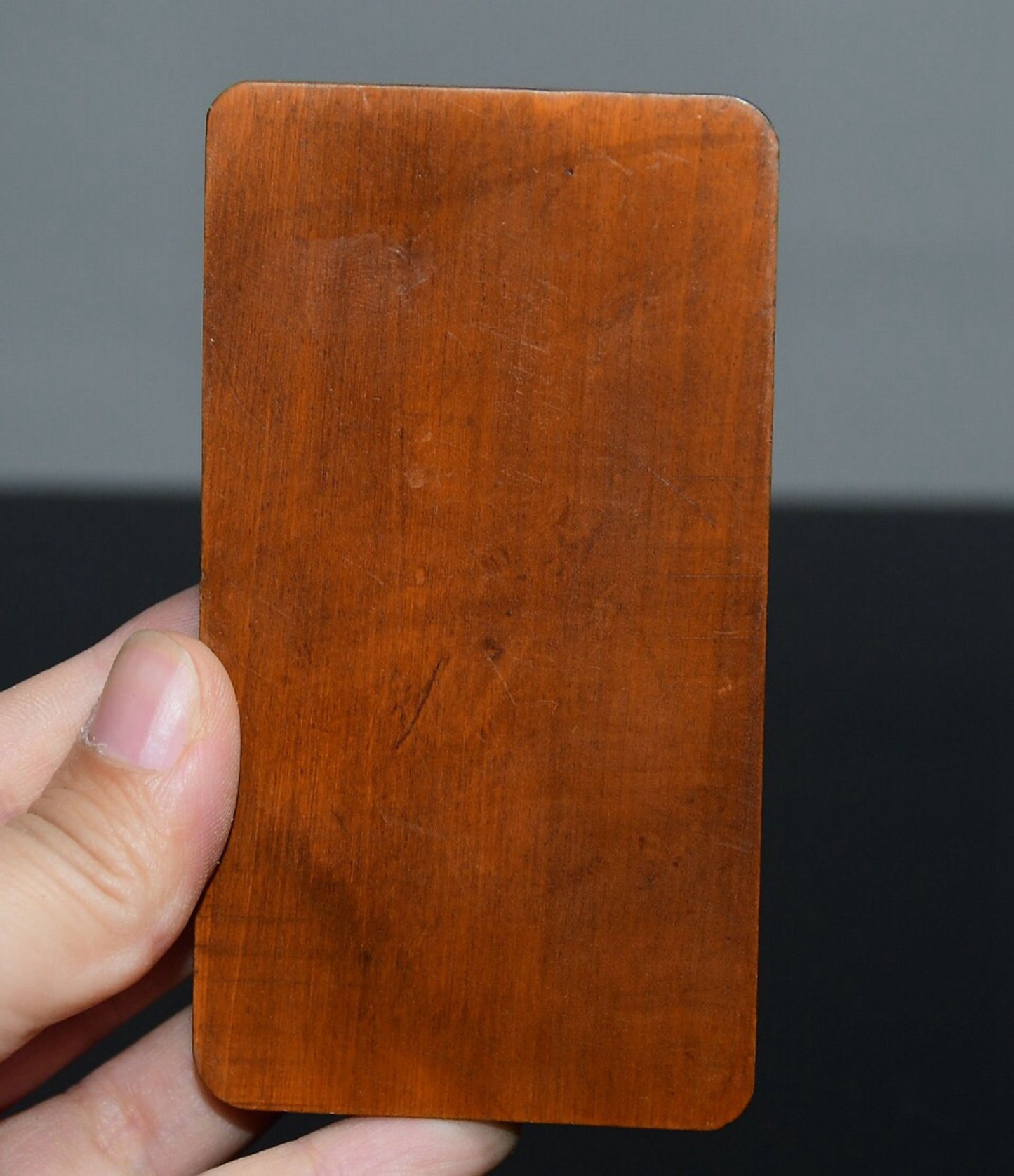 Chinese antique small leaf boxwood ground collection pendant