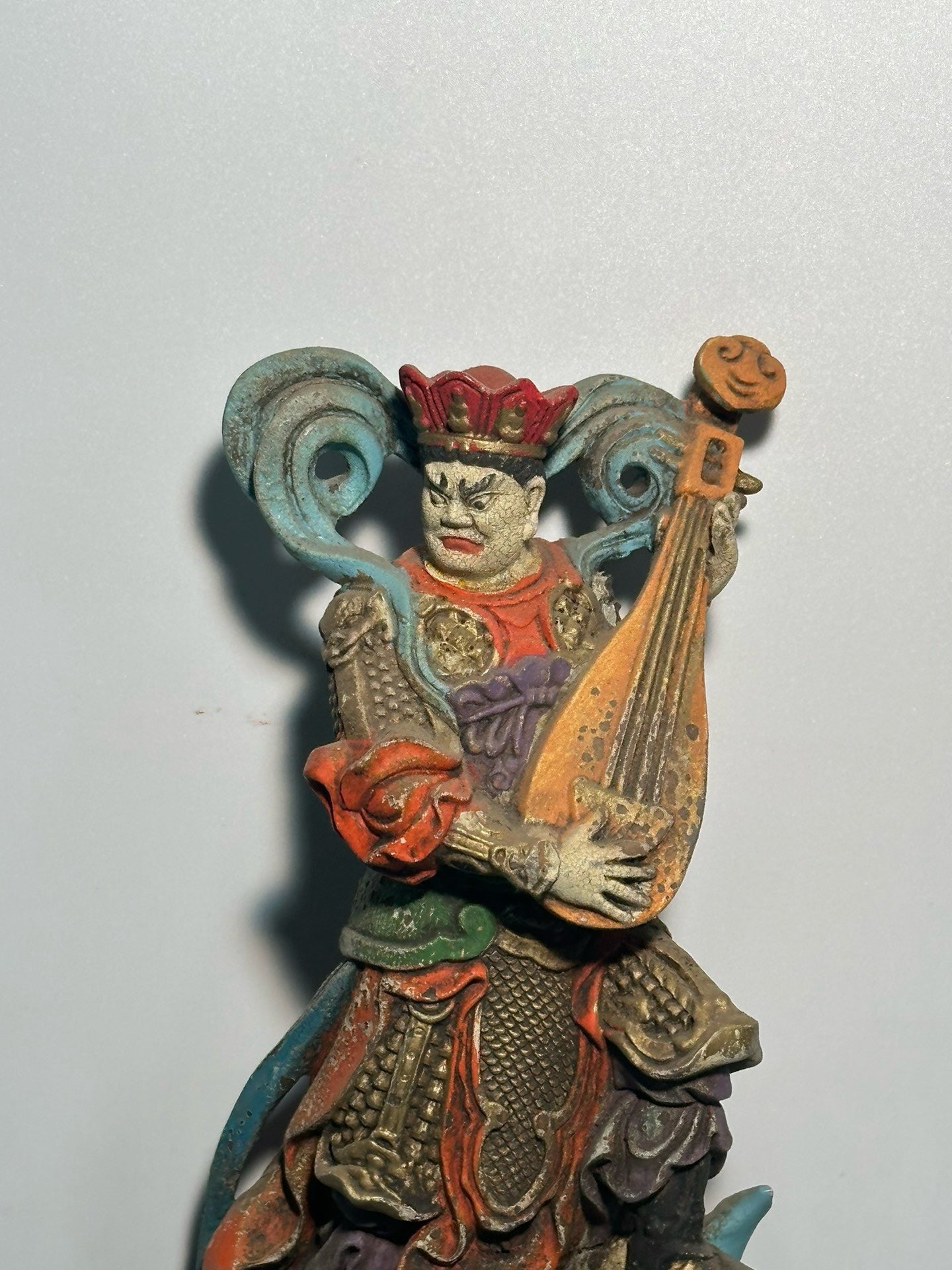 Chinese antique boxwood carving with exquisite craftsmanship to carve character statues