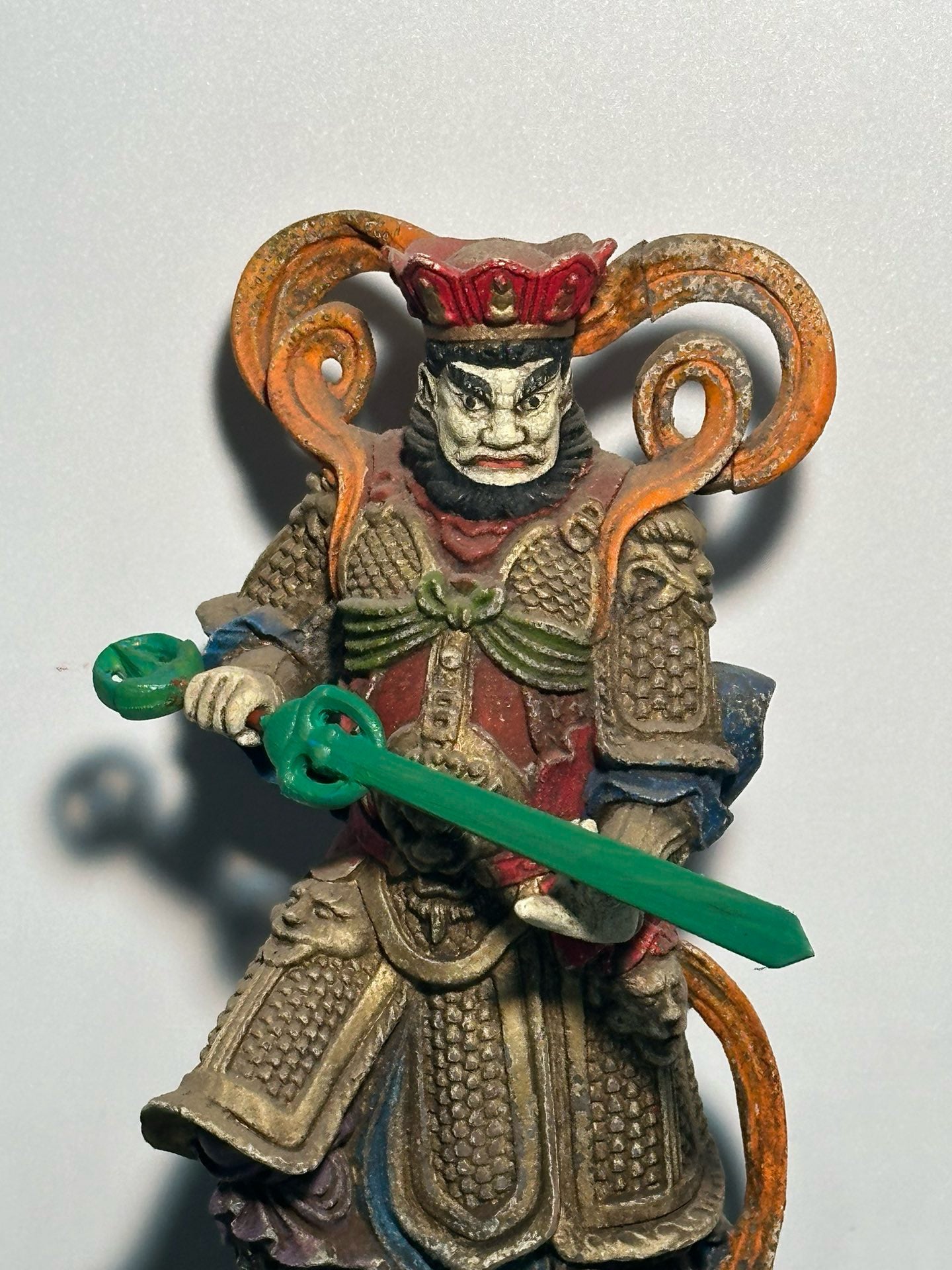 Chinese antique boxwood carving with exquisite craftsmanship to carve character statues